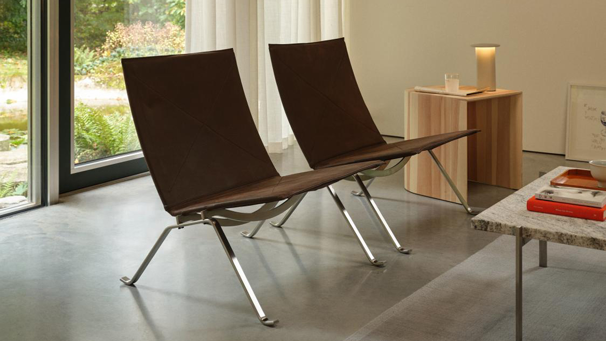 FRITZ HANSEN PK22ラウンジチェア HAZE LEATHER キャンペーン 4/9(木