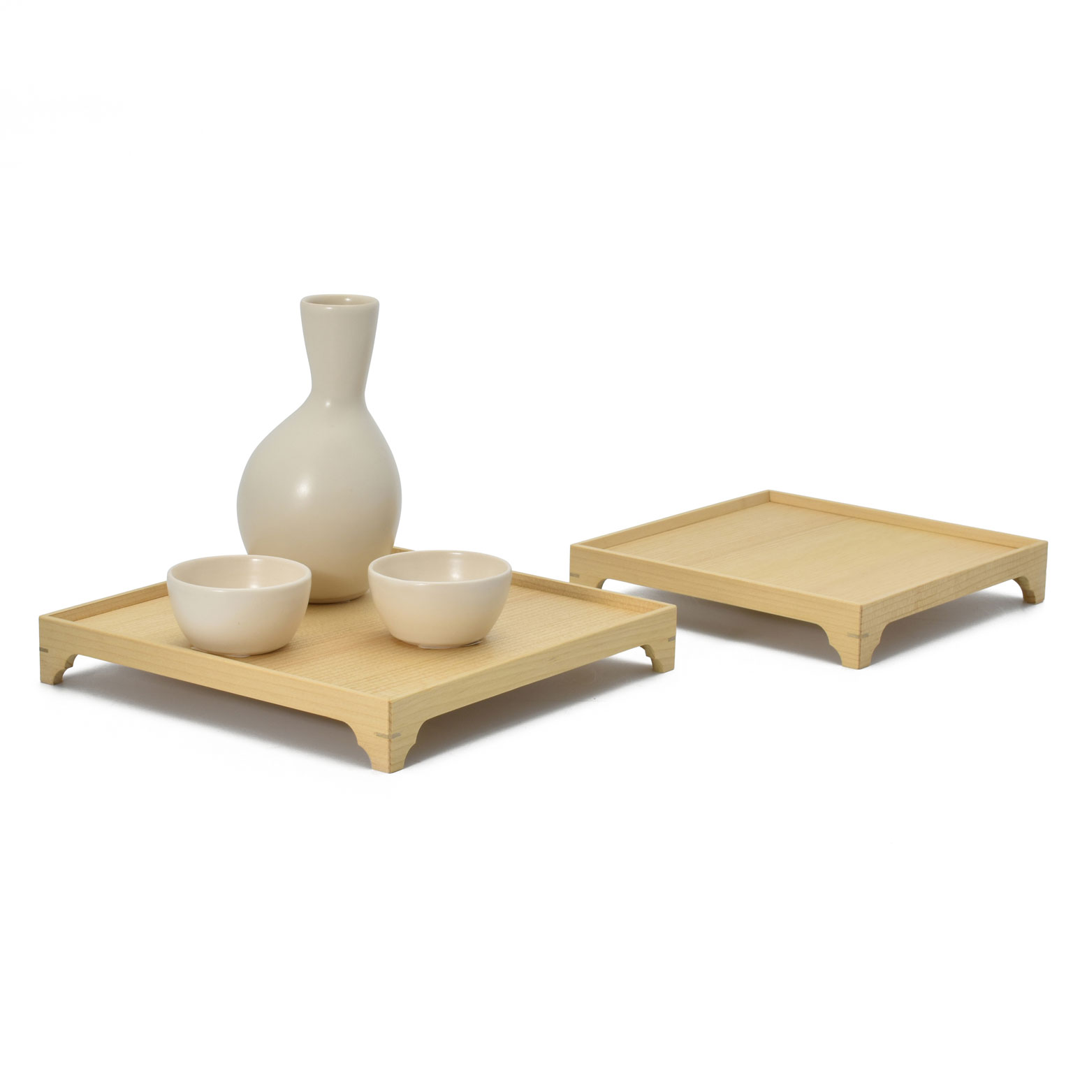 輪島キリモト（ワジマキリモト）あすなろの脚付角皿 | LIVING MOTIF