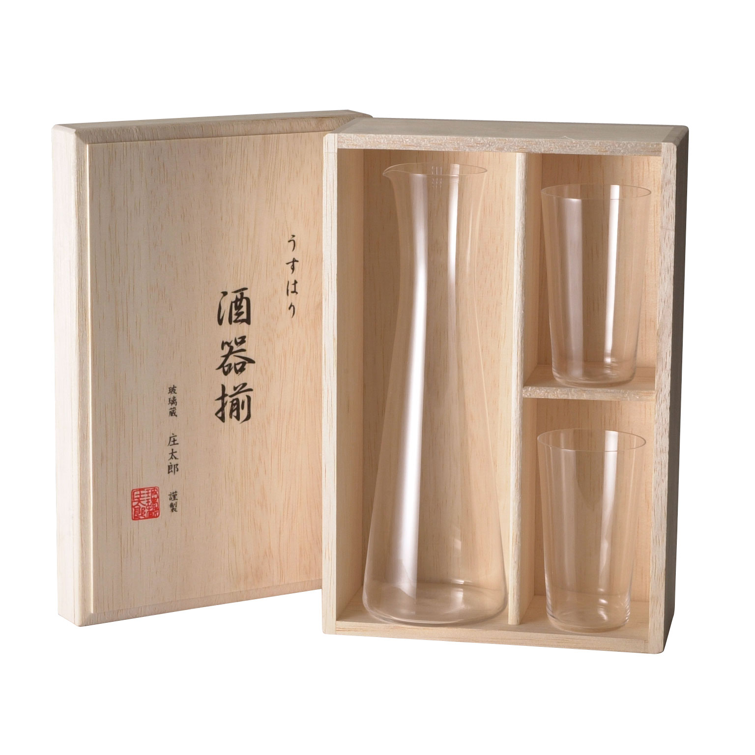 松徳硝子（ショウトクガラス）うすはり 酒器揃え | LIVING MOTIF｜家具 