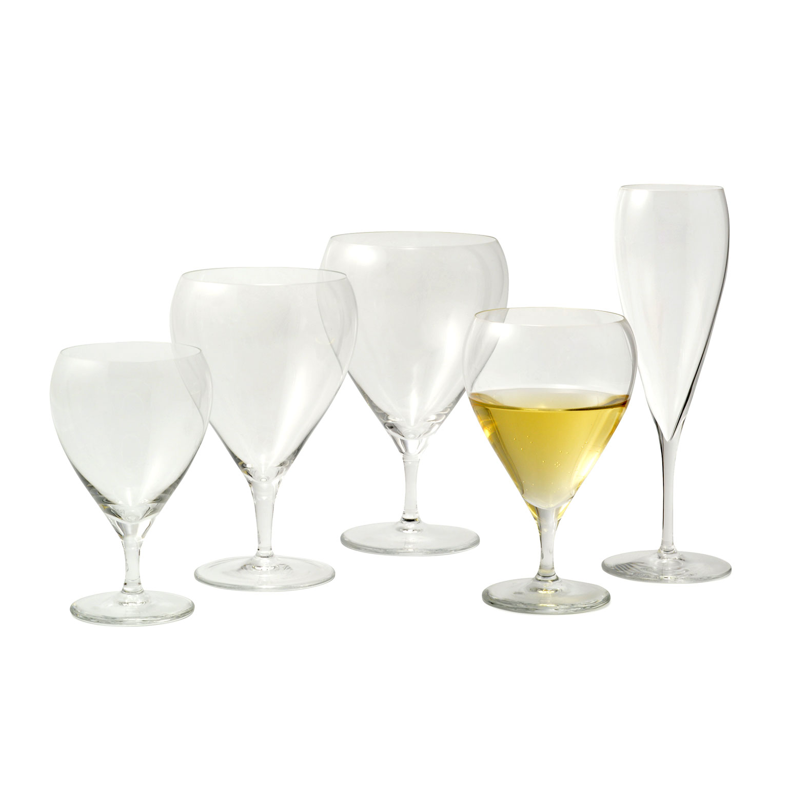 銀座和光水注トレーグラス6客銀製STERLING950約712g　KR7495B 木村硝子店（キムラガラステン）バンビ ワイングラス | LIVING
