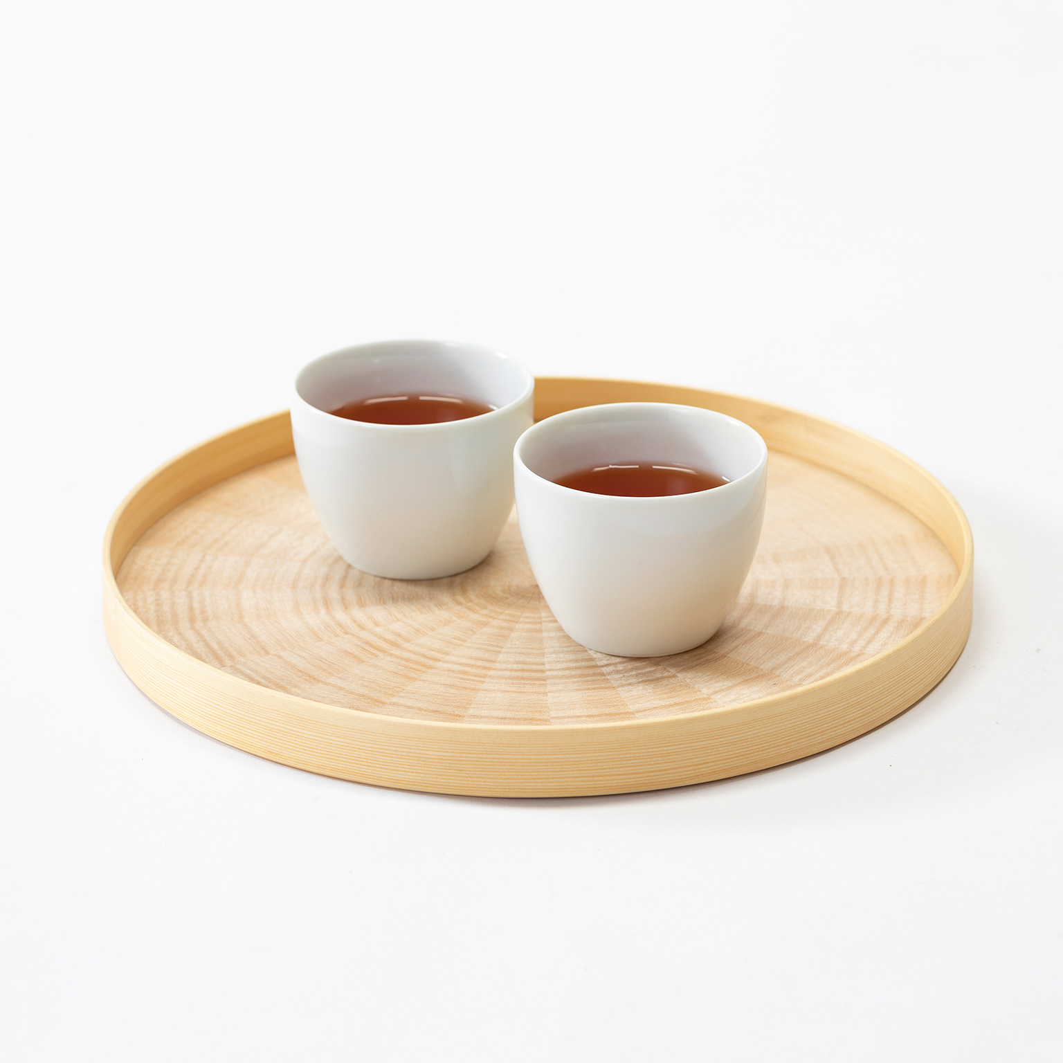 MORI KOUGEI（モリ コウゲイ）Round RaysTray S ホワイトシカモア