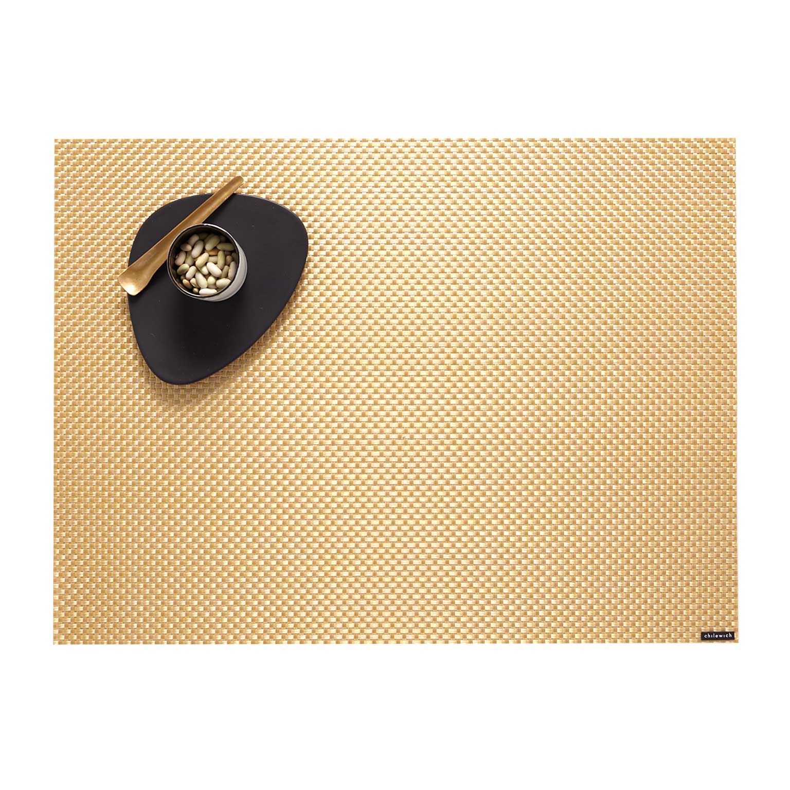 極美品　グッチ　プレイスマット　ライオン　刺繍　タッセル　742069 箱付 chilewich（チルウィッチ）Basketweave プレースマット | LIVING MOTIF