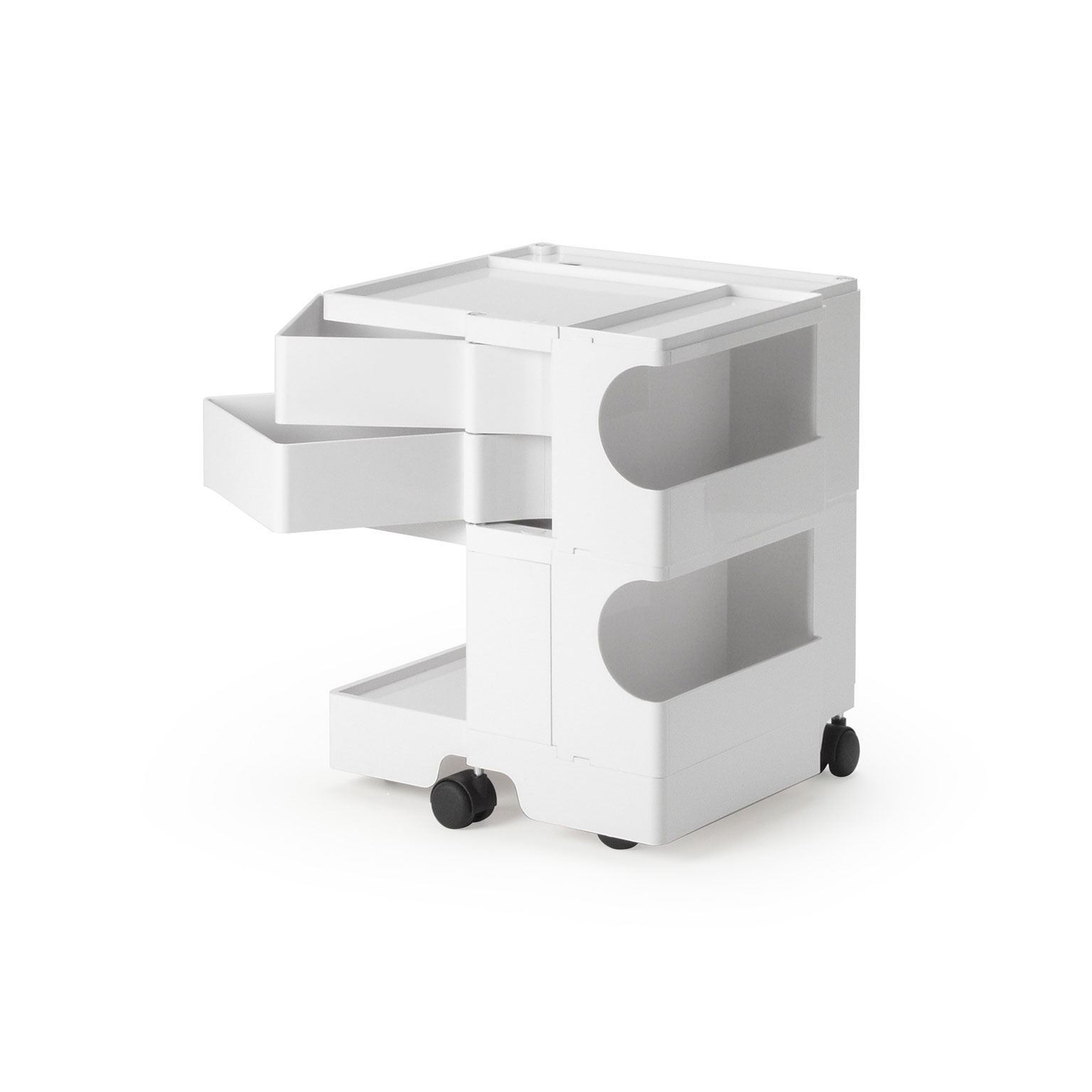 B-LINE/ボビーワゴン　4段5トレイ　ホワイト　名作 B-LINE/ボビーワゴン 4段5トレイ ホワイト 名作 B-LINE/ボビーワゴン 4段