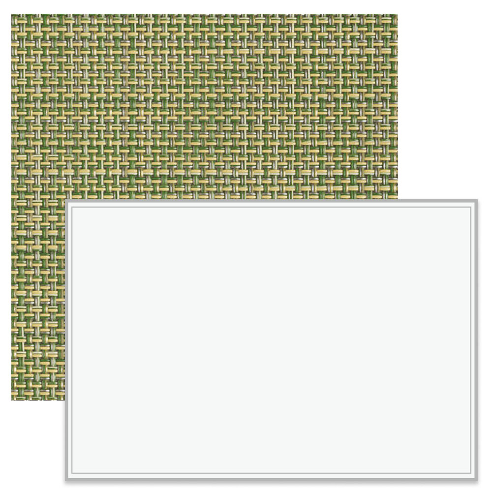 （新品未使用）チルウィッチ　Dill 3枚 chilewich（チルウィッチ）Mini Basketweave フロアマット Dill 183