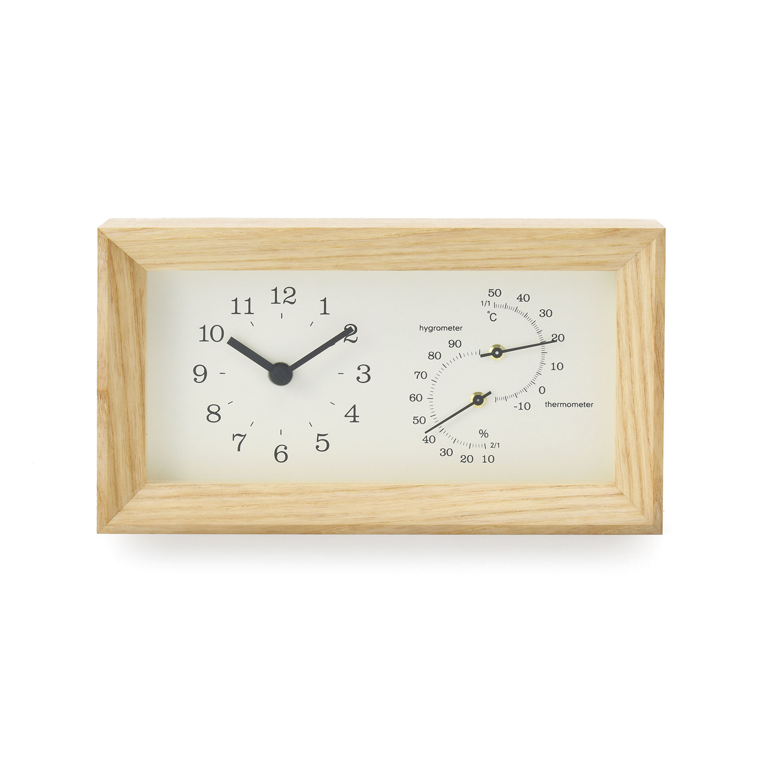 Lemnos（レムノス）FRAME 温湿度時計 | LIVING MOTIF｜家具