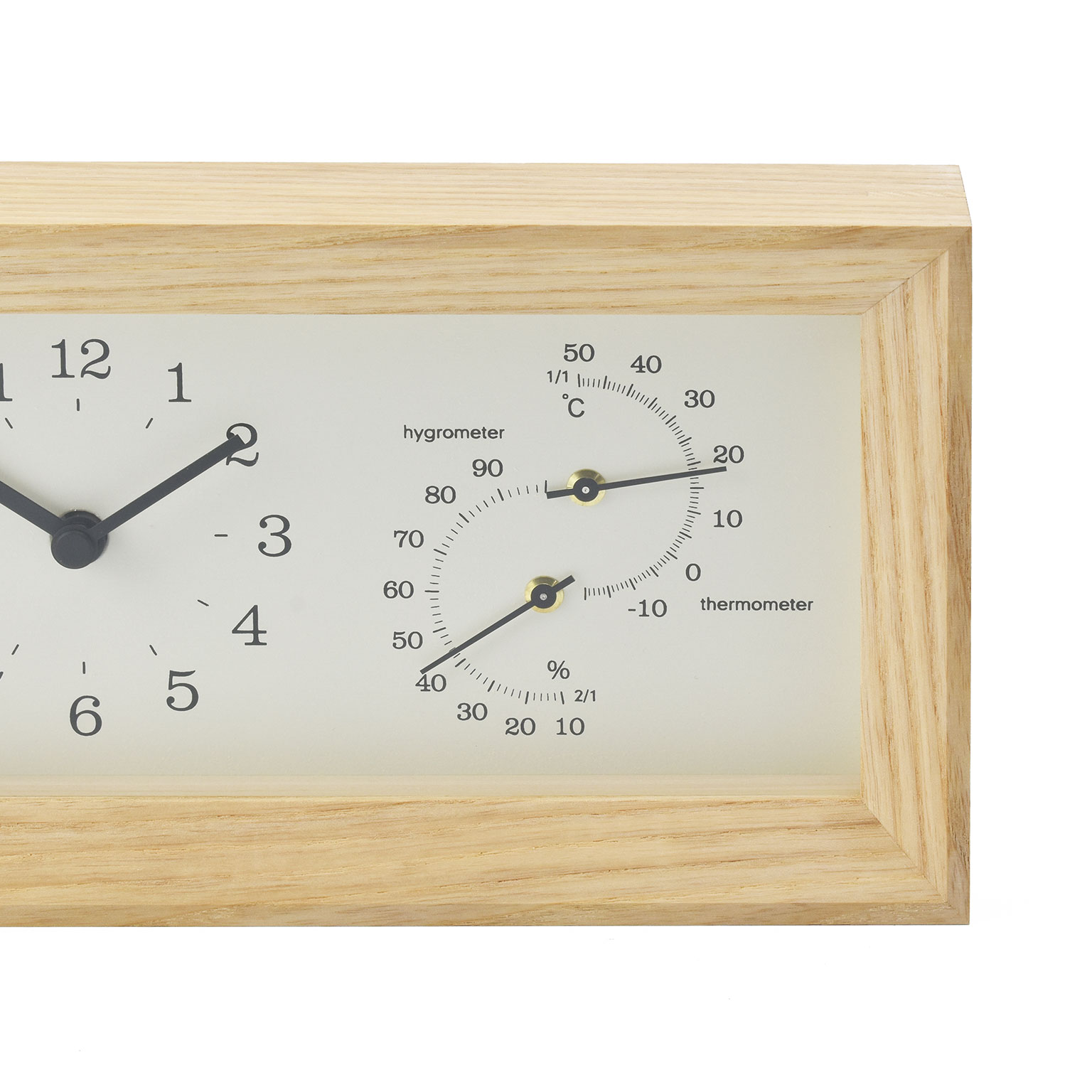 Lemnos（レムノス）FRAME 温湿度時計 | LIVING MOTIF｜家具