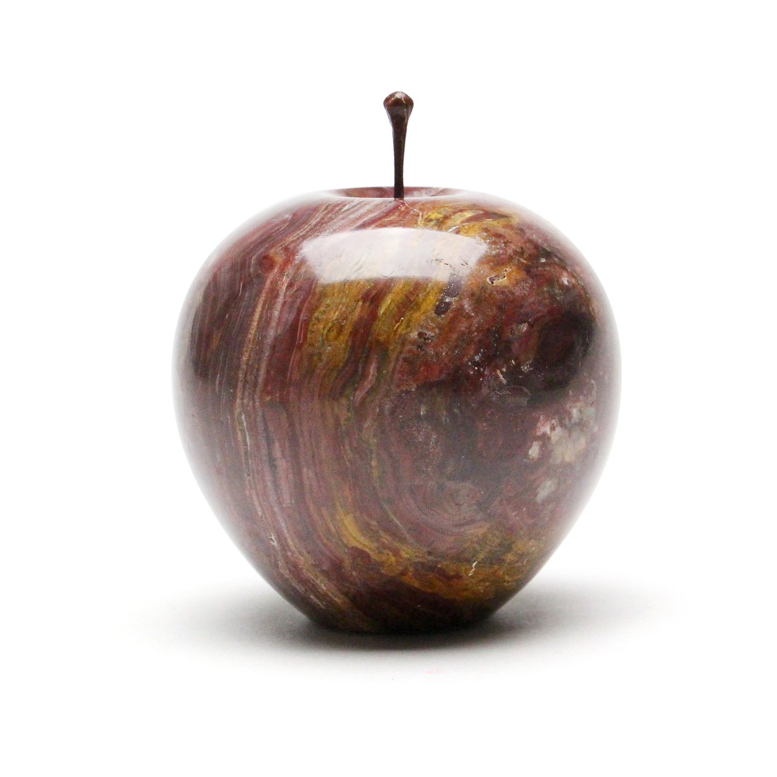 marble Apple オブジェ S ブラウン | LIVING MOTIF｜家具・インテリア