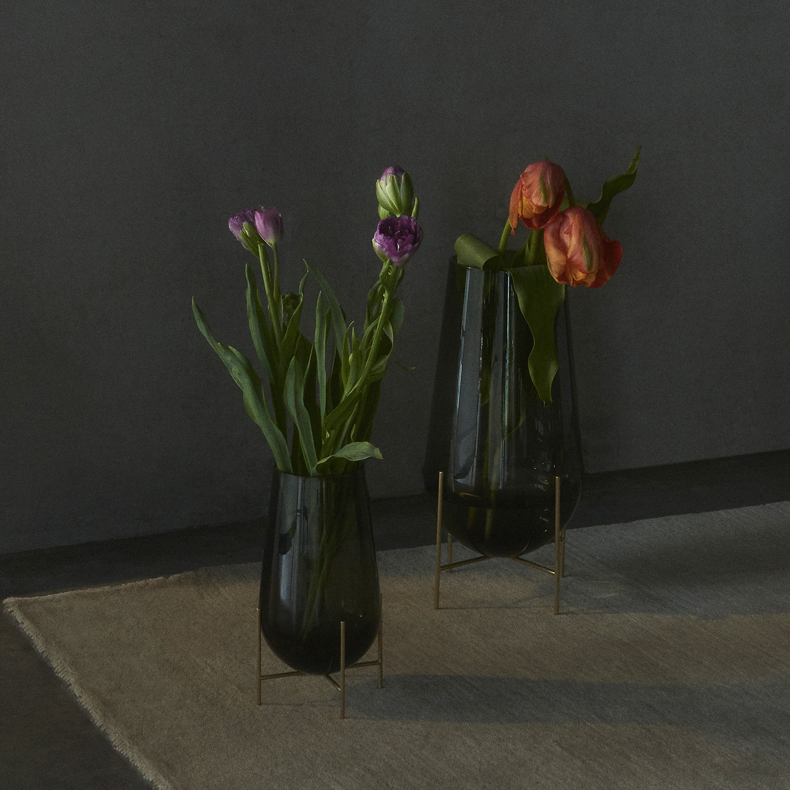 イシャス風ベース Lサイズ スタンド付き イシャス風 フラワーベース L