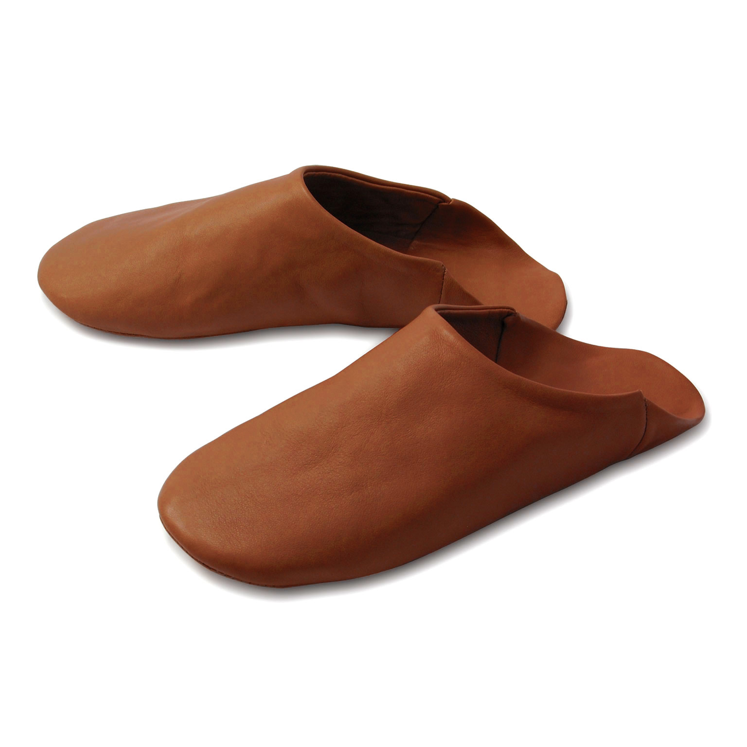 Naterra（ナテラ）レザースリッパ ブラウン | LIVING MOTIF｜家具