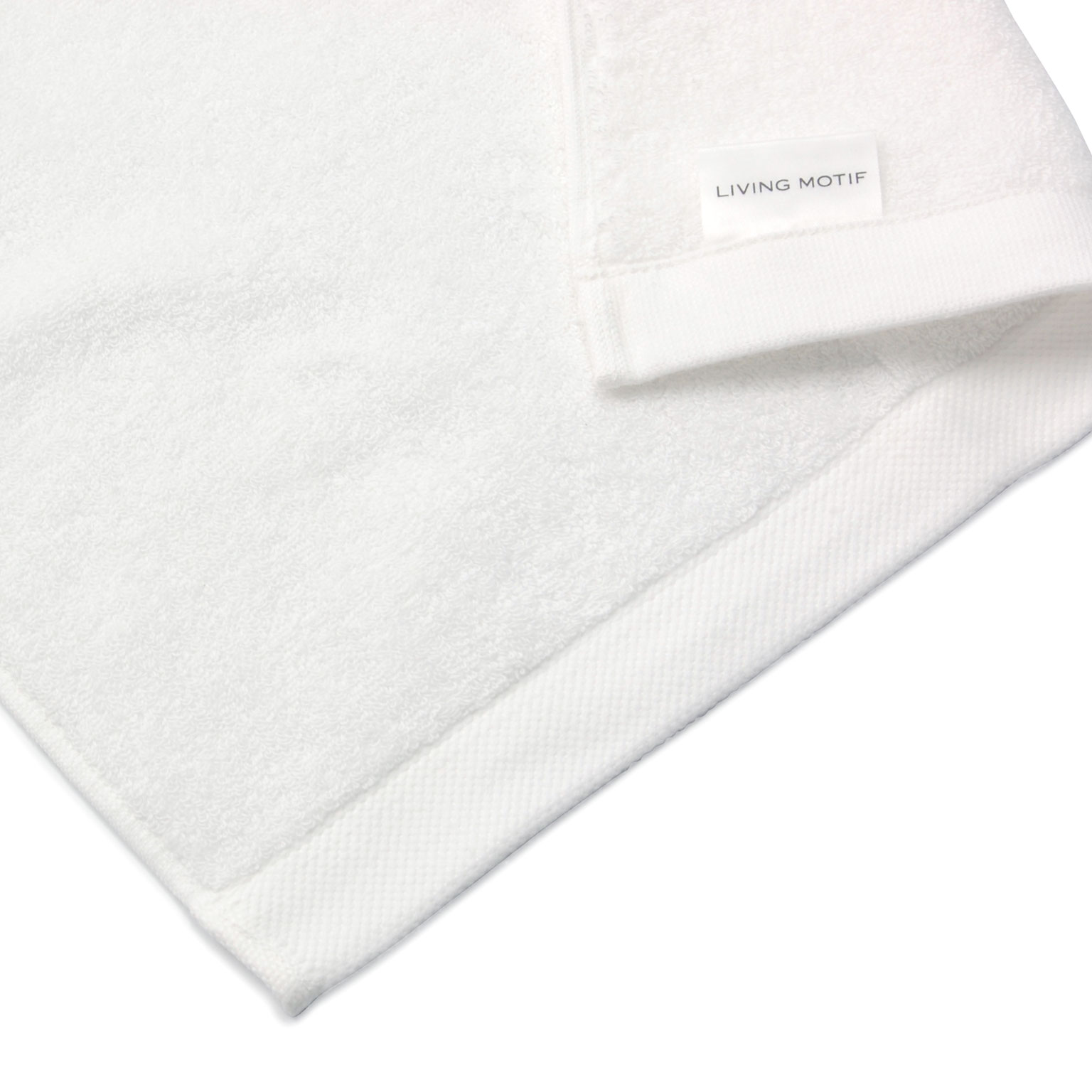 LIVING MOTIF（リビング・モティーフ オリジナル）タオル ホワイト