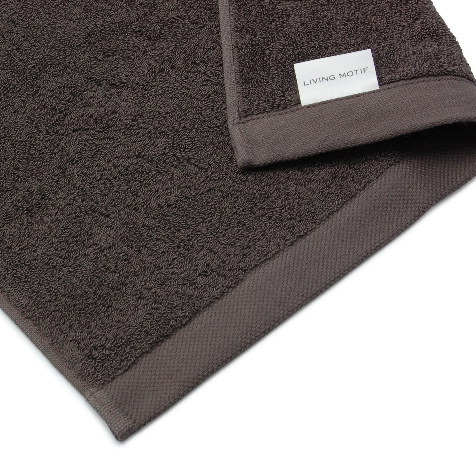 LIVING MOTIF（リビング・モティーフ オリジナル）タオル ブラウン