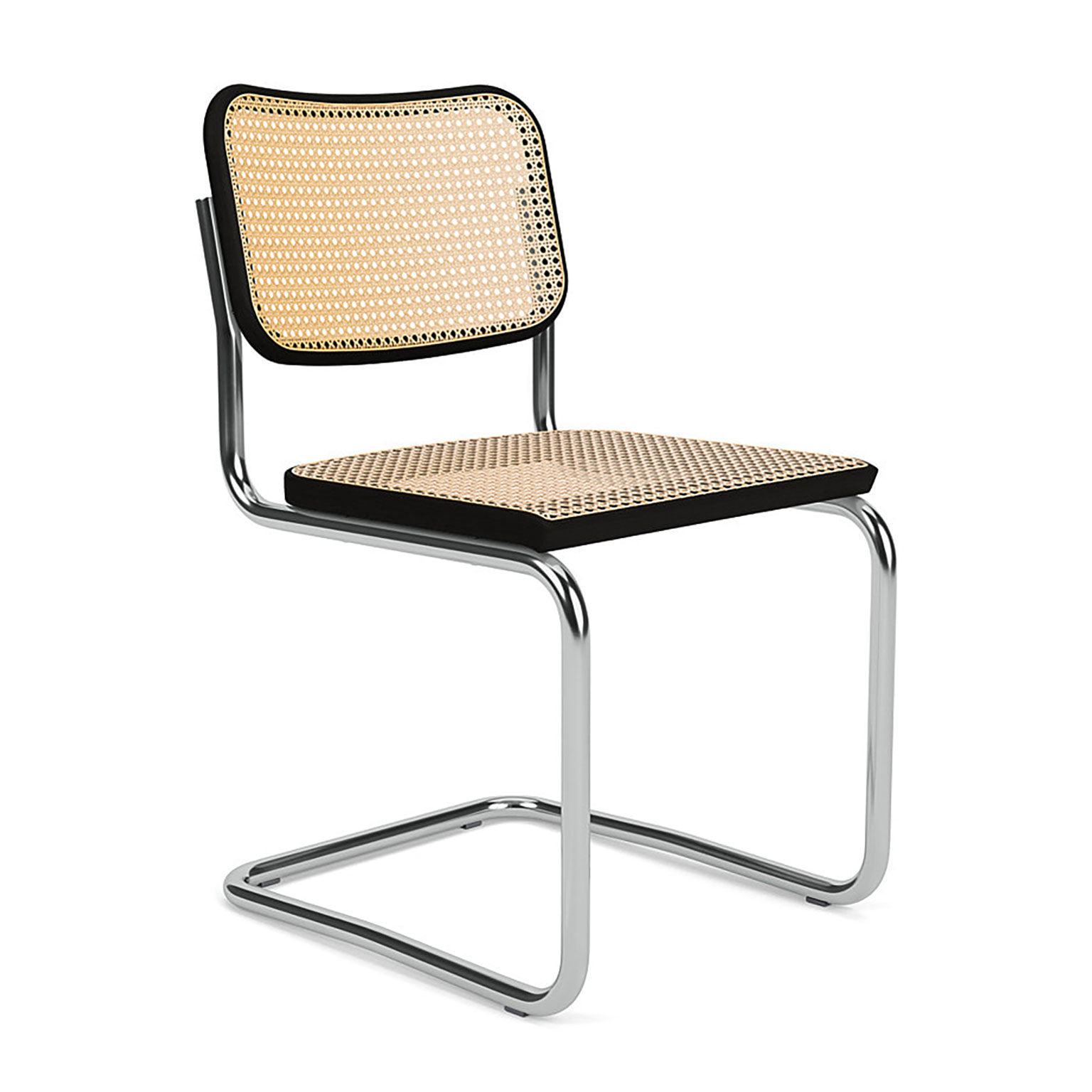 人気商品ランキング Knoll（ノル）チェスカチェア アームレス 籐張り ブラックビーチ 家具