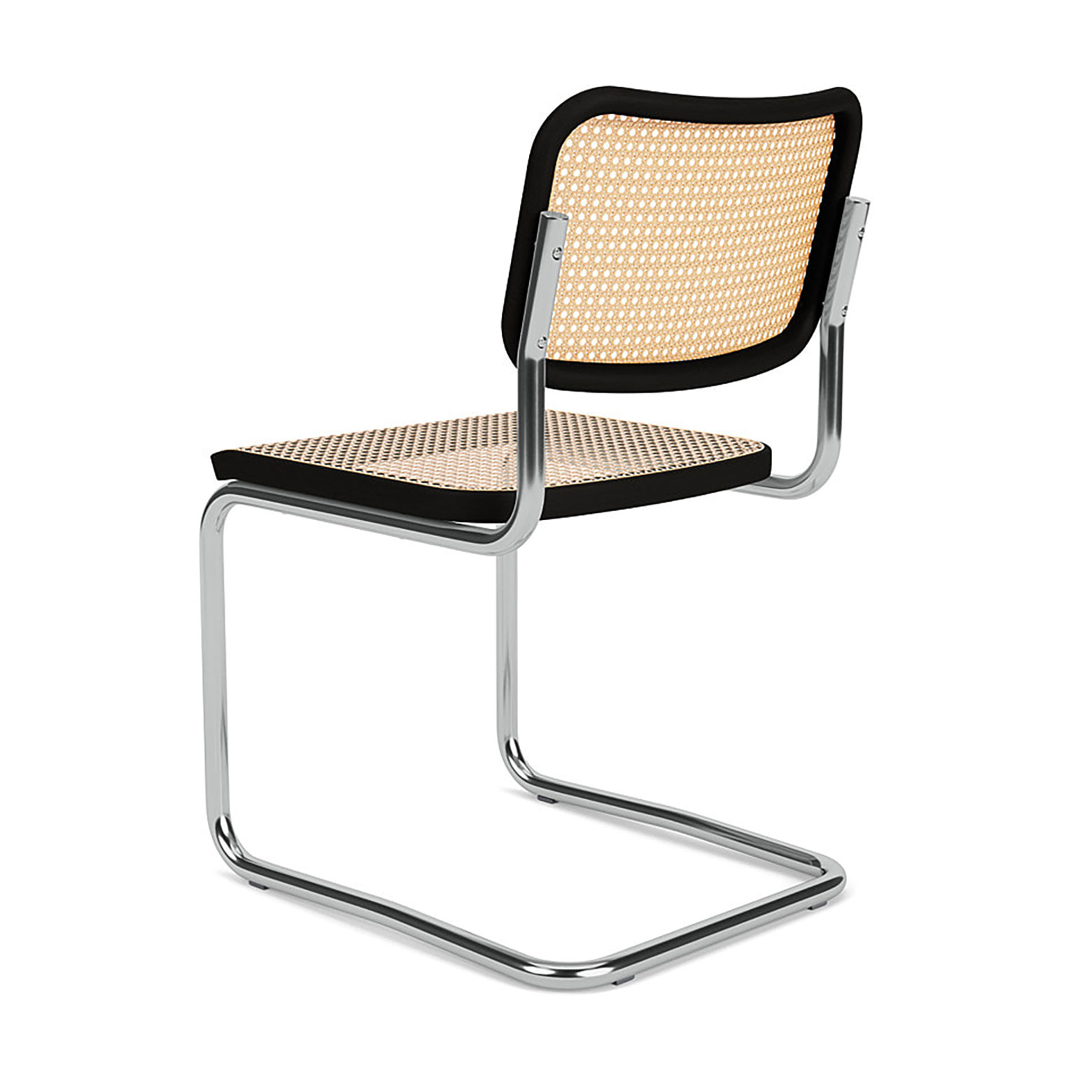 【Knoll】チェスカチェア アームレスチェア Knoll（ノル）チェスカチェア アームレス 籐張り ブラックビーチ