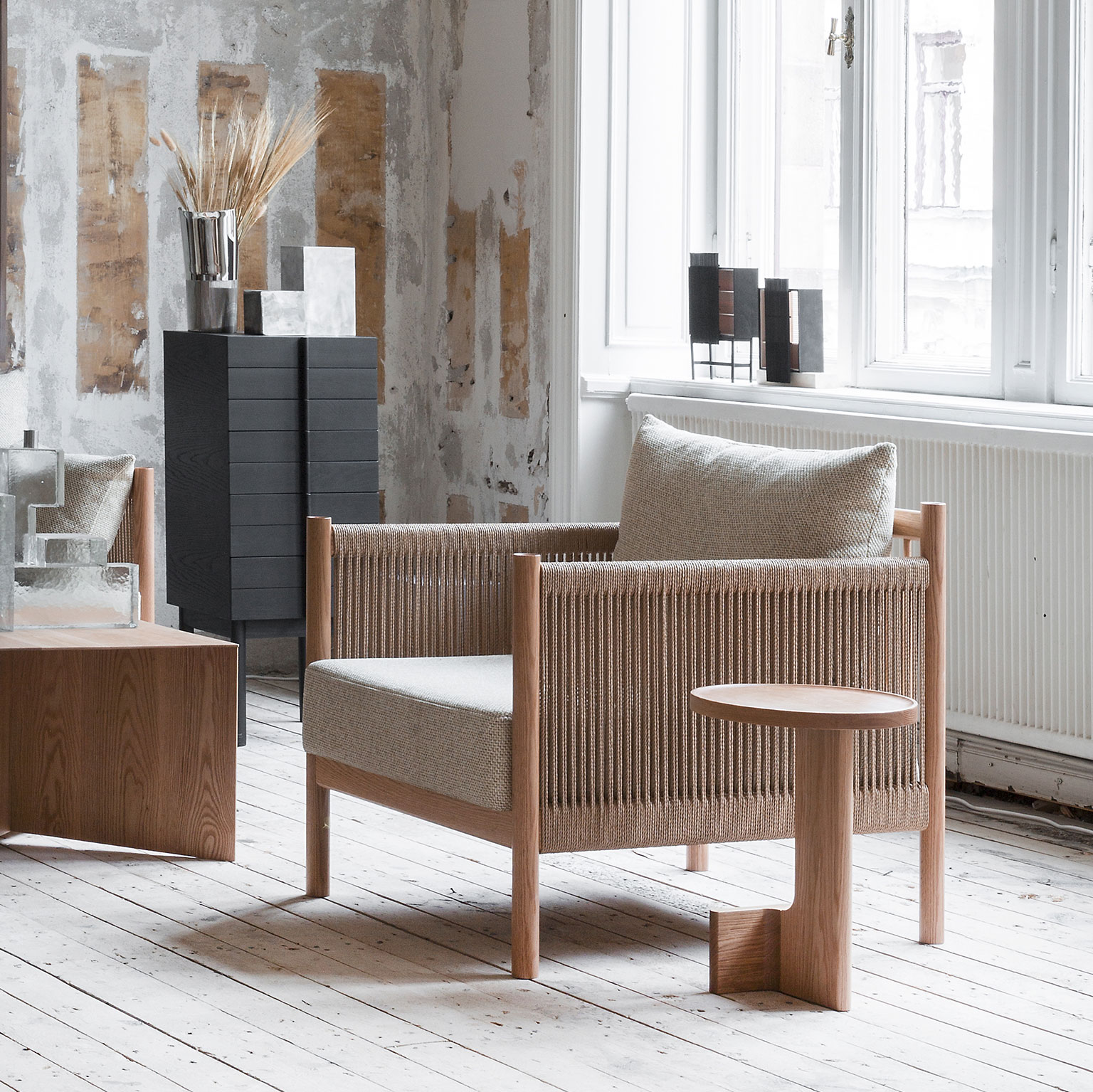 ARIAKE（アリアケ）Braid ソファ 1シート White ［取寄せ商品