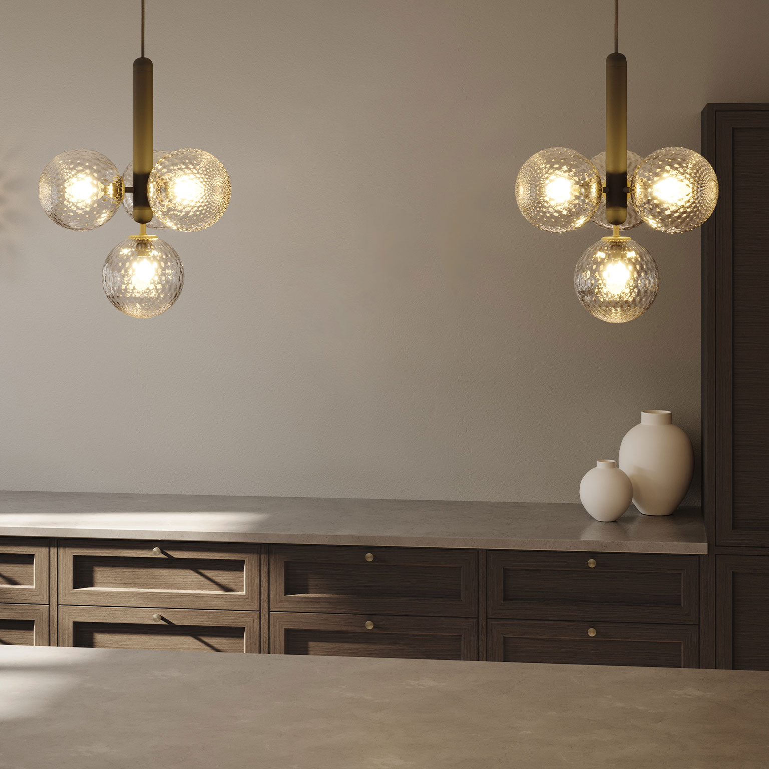 Mithra様 NUURA（ヌーラ）MIIRA 4 ペンダントランプ Rock Grey / Optic