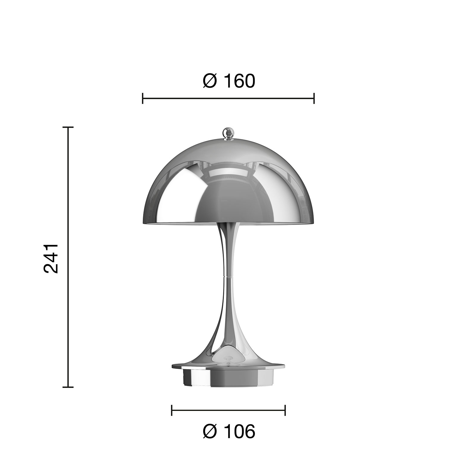 ハルル様 アントステラ ローポタリー ローフパン Louis Poulsen（ルイスポールセン）パンテラ 160 ポータブル オパール