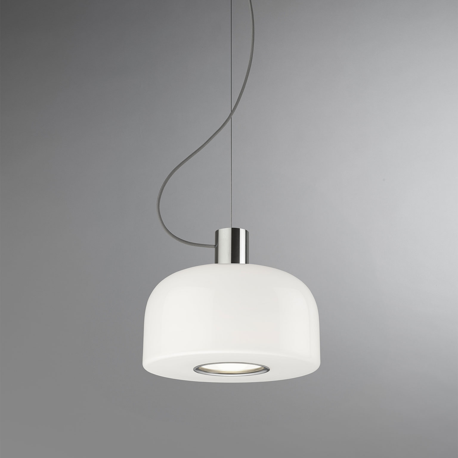 FLOS（フロス）Bellhop Glass S1 ペンダント Bright Aluminium［取寄せ