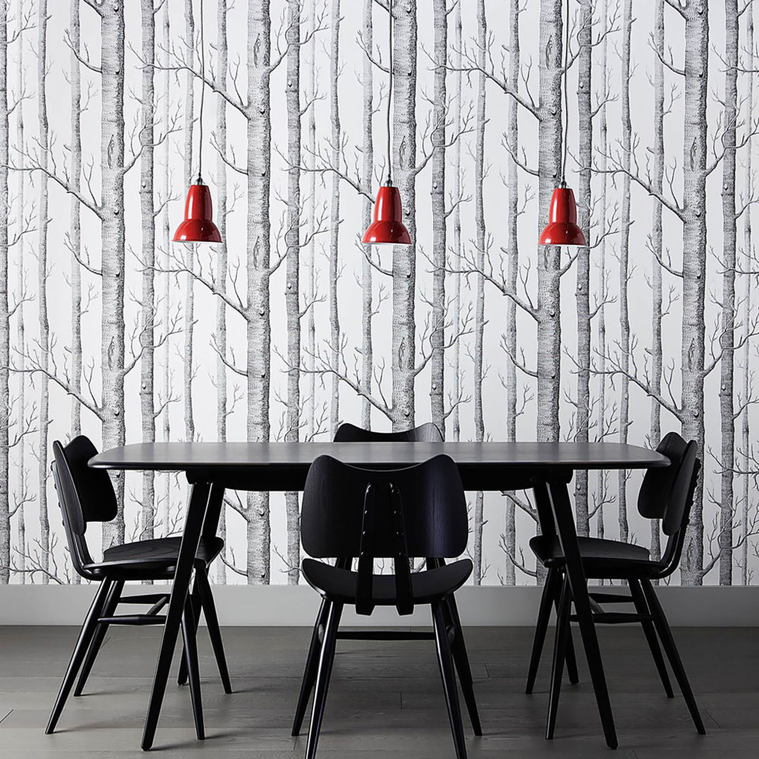 ANGLEPOISE（アングルポイズ）Duo ペンダント Chrome + Red Cable