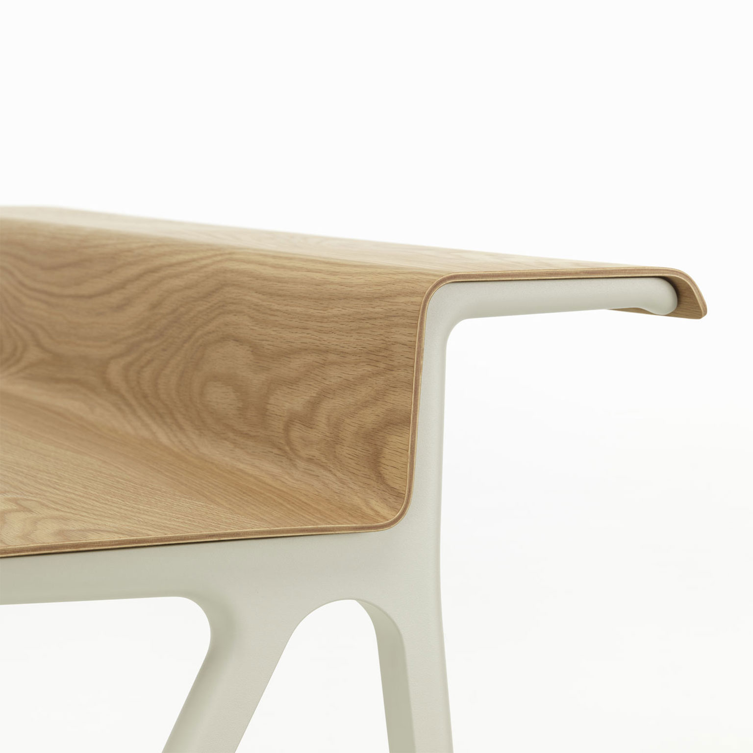 Vitra（ヴィトラ）Courier デスク ナチュラルオークトップ / チョーク