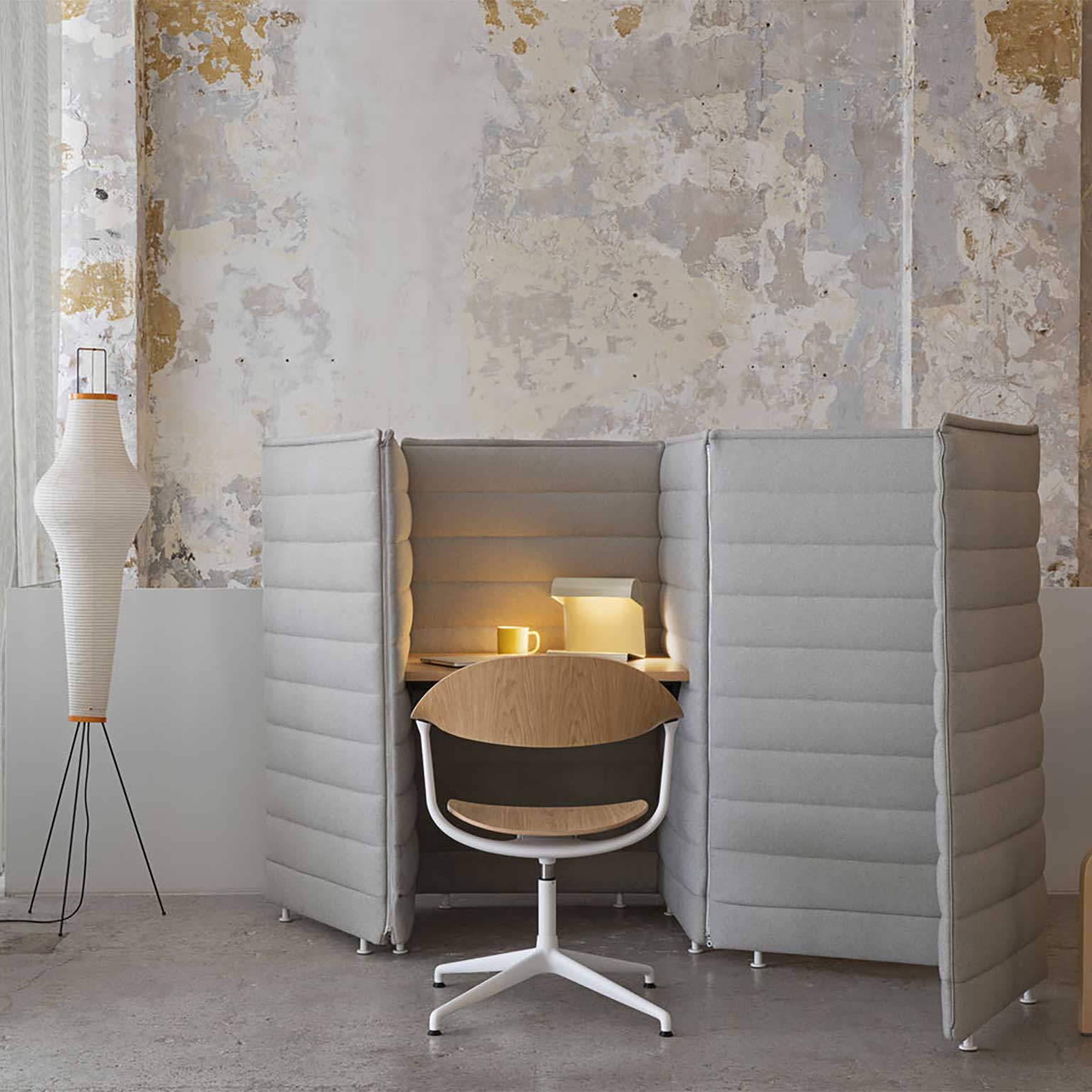 Vitra（ヴィトラ）Mynt ワークチェア オーク ディープブラック 4スター
