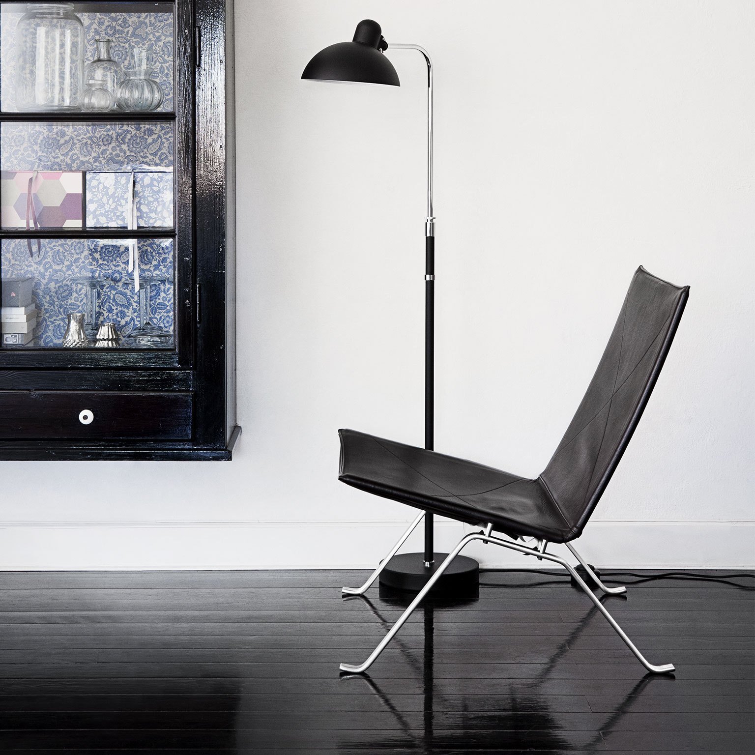 【正規品】Fritz Hansen PK22 ナチュラルレザー PK22 / FRITZ HANSEN（フリッツハンセン） / Poul Kjaeholm（ポール