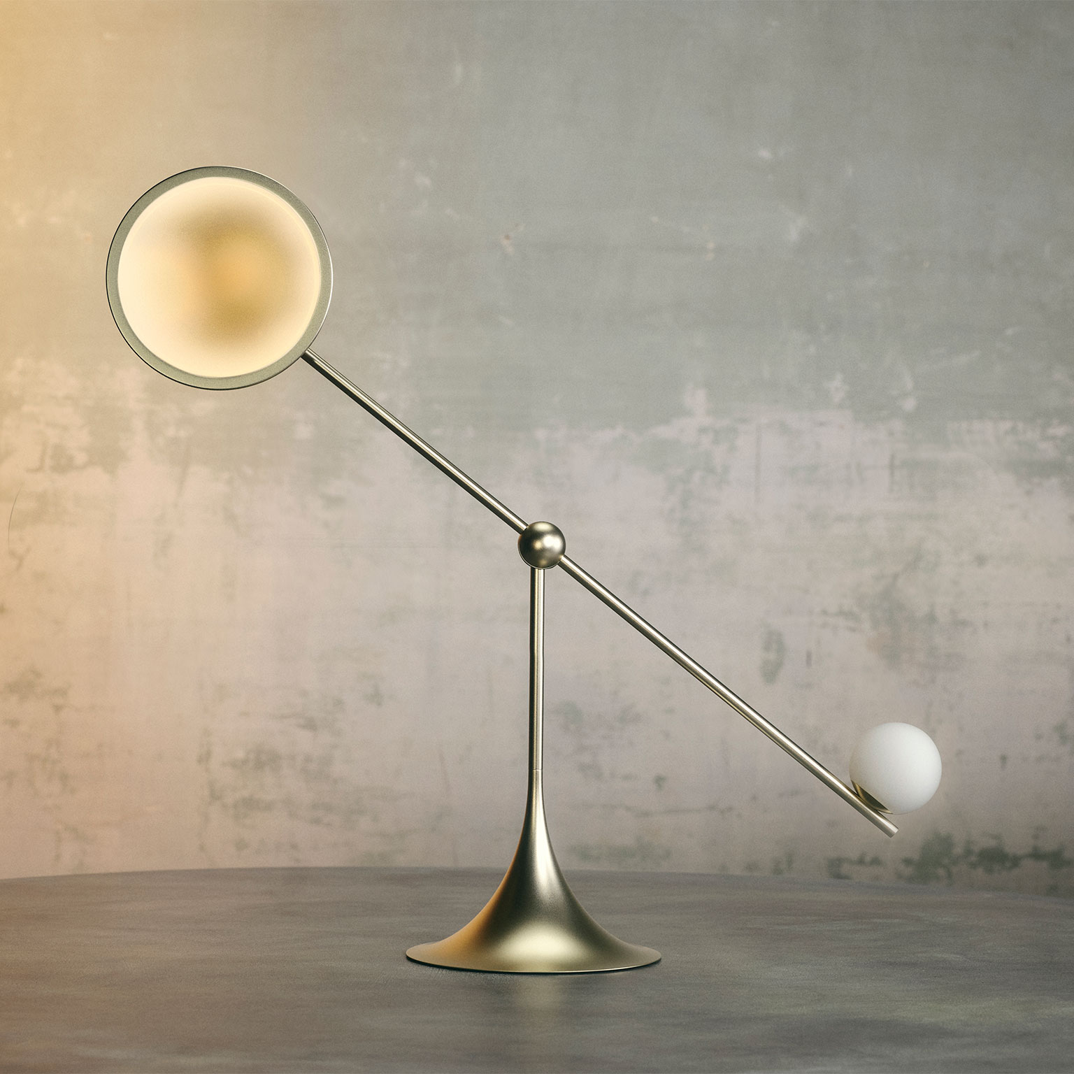 Lumio（ルミオ）Ovo テーブルライト マットゴールド［取寄せ商品