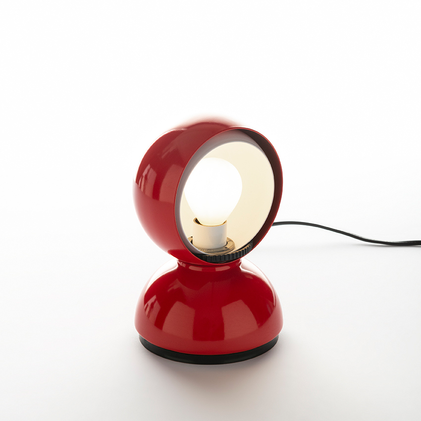 Artemide（アルテミデ）Eclisse テーブルランプ レッド | LIVING MOTIF