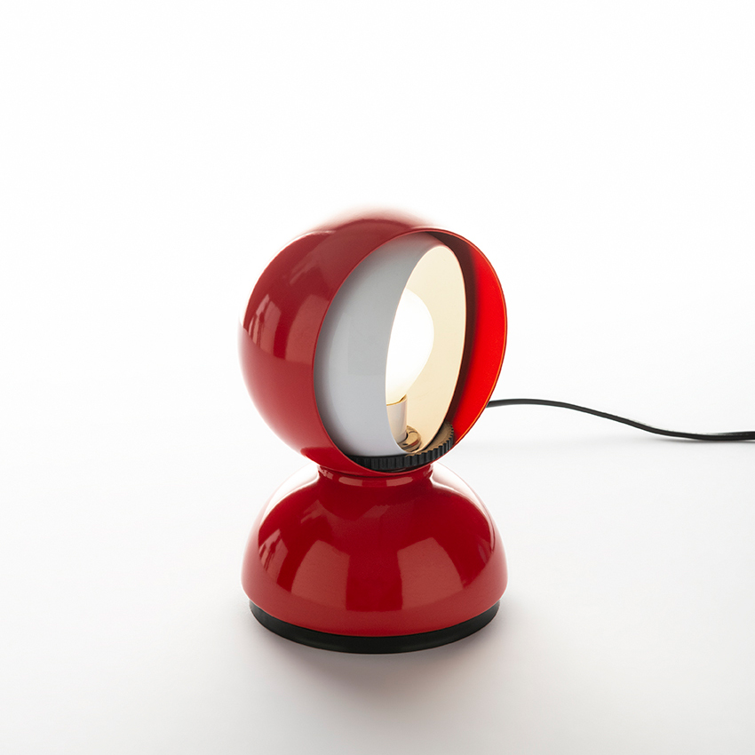 Artemide（アルテミデ）Eclisse テーブルランプ レッド | LIVING MOTIF