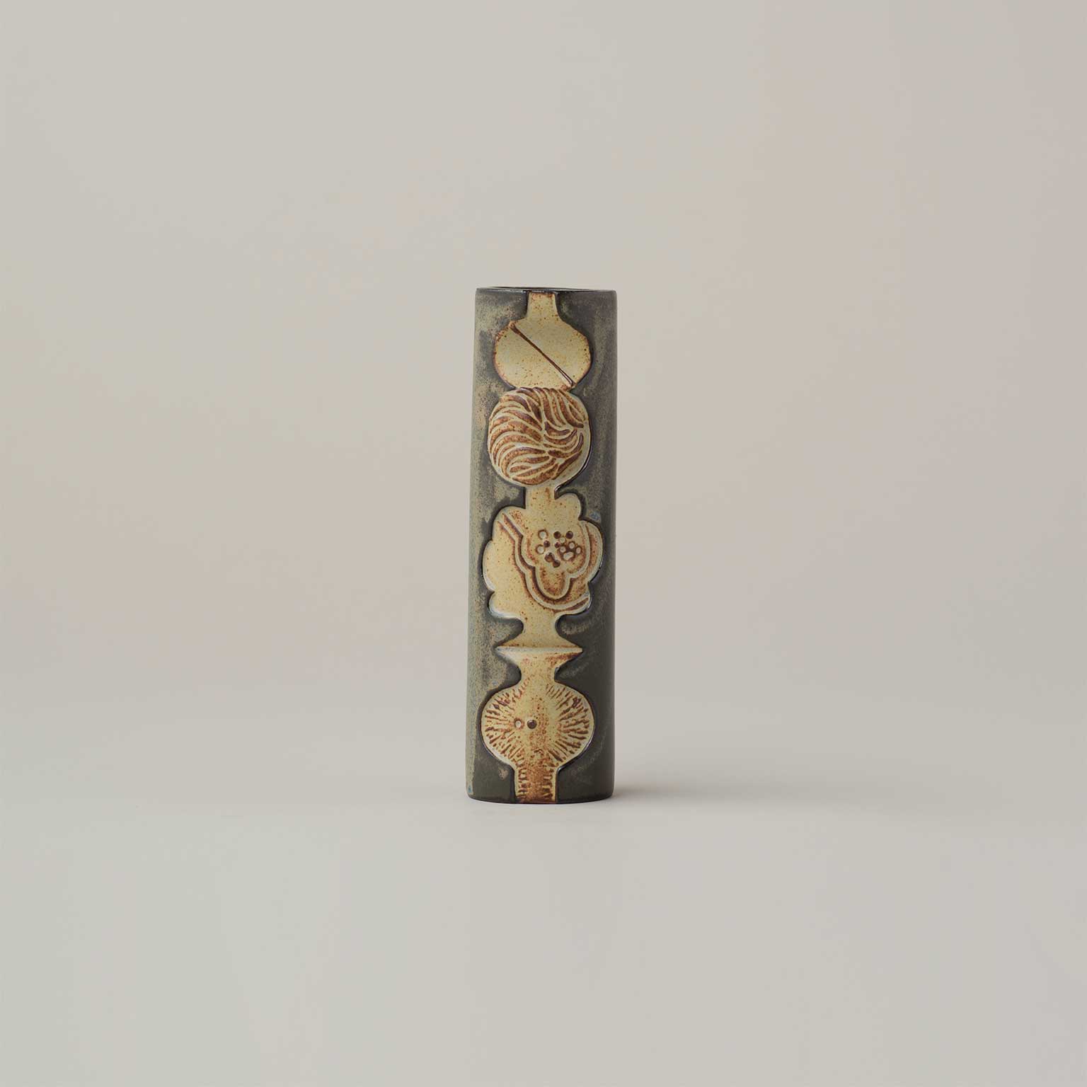 kashiwa（カシワ）フラワーベース Plant relief elongate S［販売期間