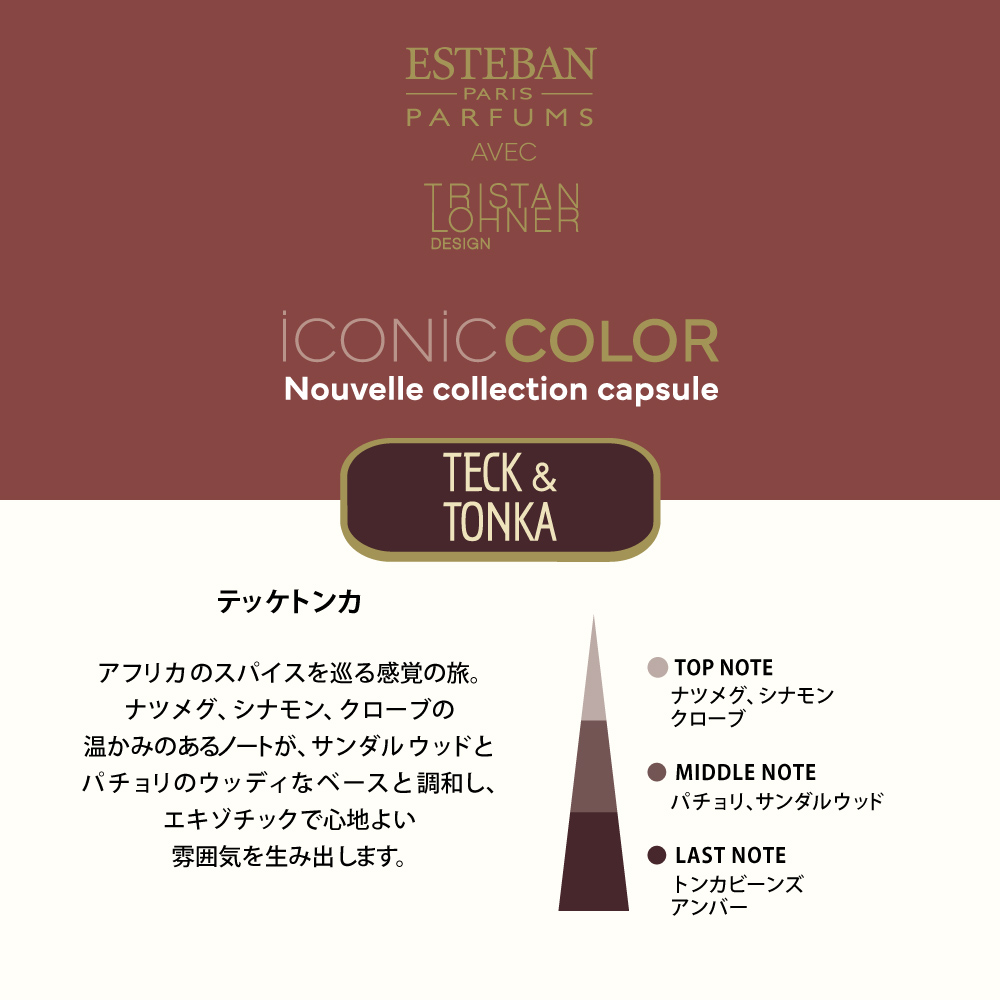 ESTEBAN（エステバン）ICONIC COLOR カルマンキャンドル テッケトンカ