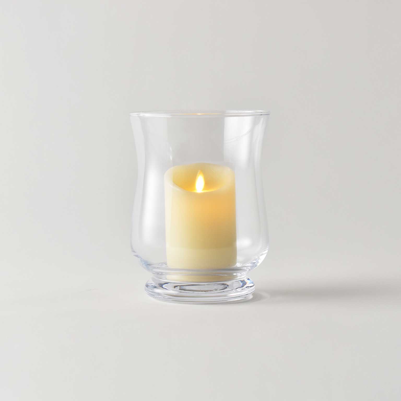 Brucs（ブルース）ガラスキャンドルホルダー H20 | LIVING MOTIF｜家具