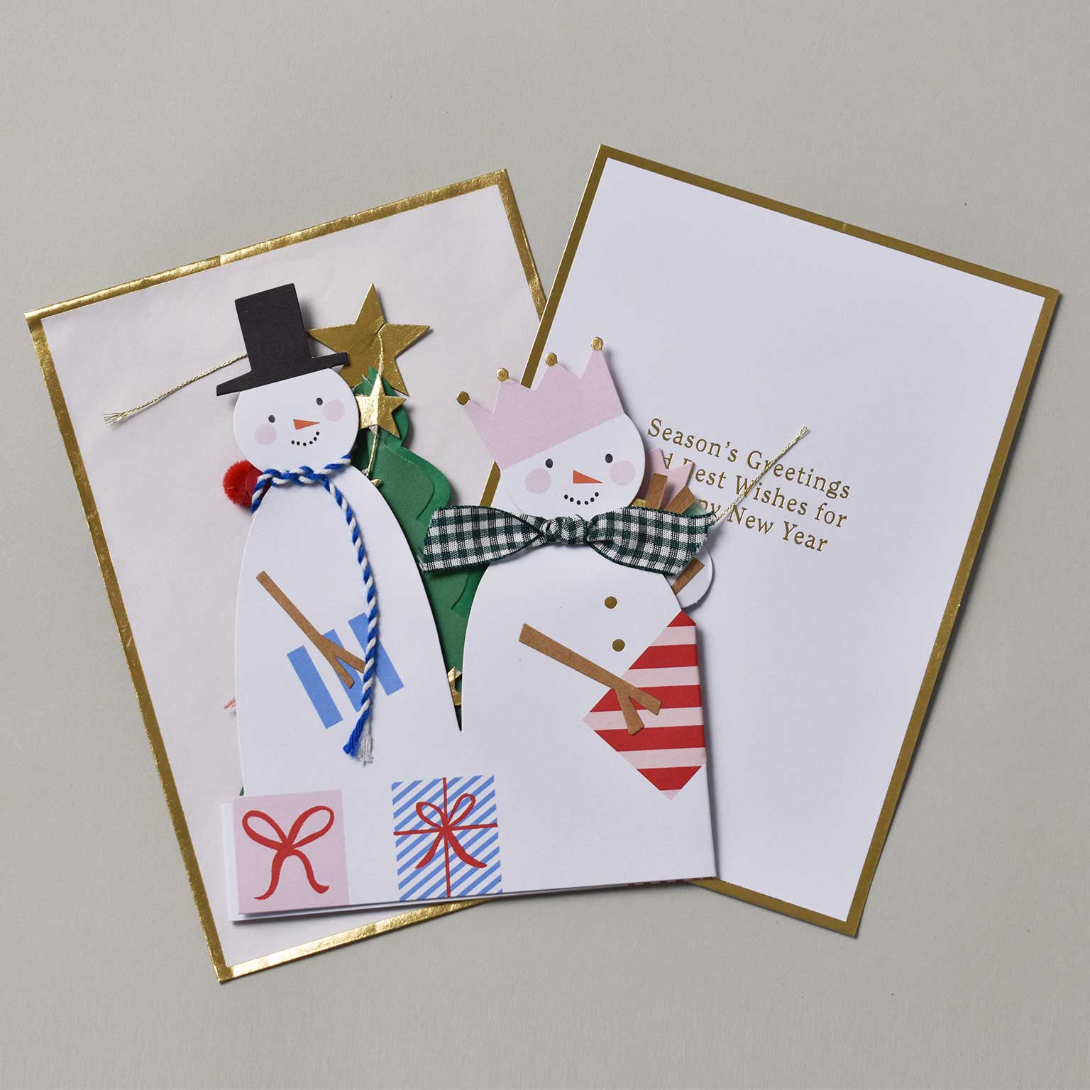 Meri Meri（メリ メリ）クリスマスカード Snowman Family Concertina