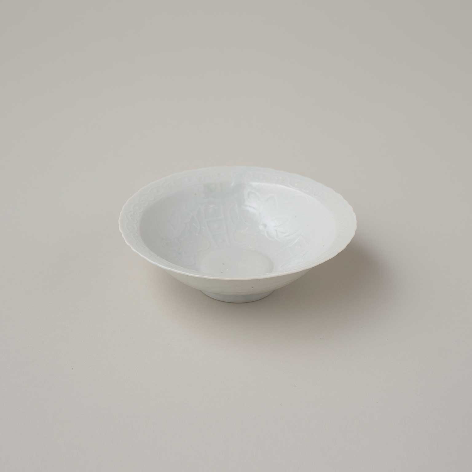 柳川 謙治（ヤナガワ ケンジ）長石釉如意頭文 鉢［販売期間：9/11～10