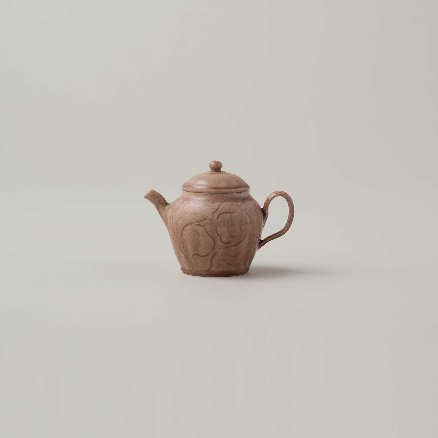 鈎一馬（マガリカズマ）白瓷蒼斑茶壺［販売期間：9/11～10/13