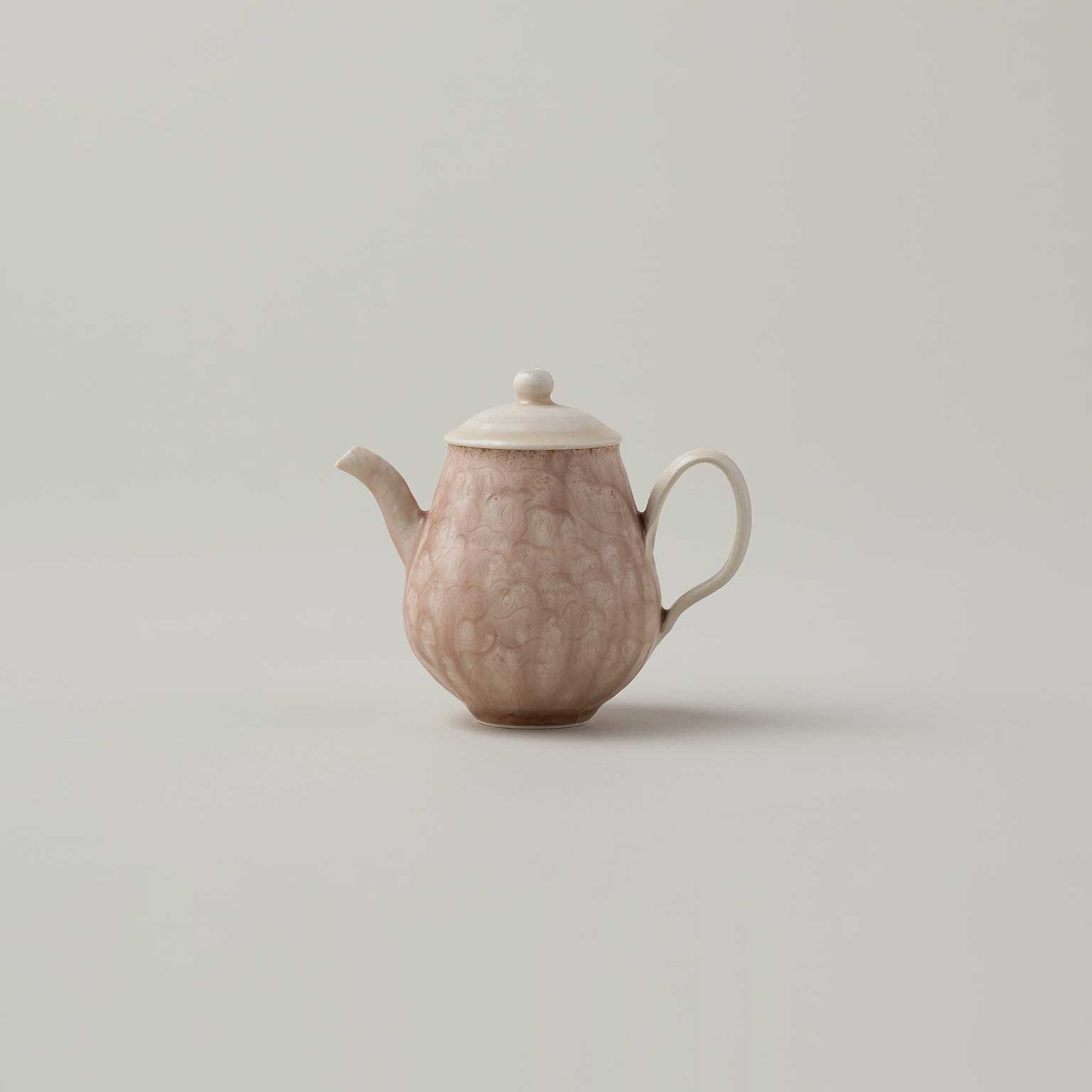 鈎一馬（マガリカズマ）白瓷紅霞茶壺［販売期間：9/11～10/13