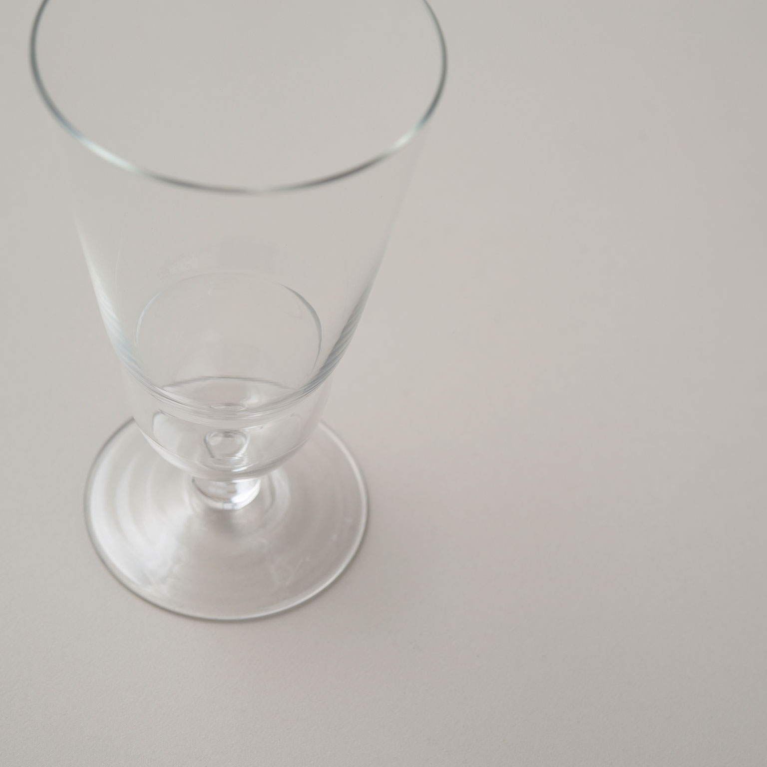 ワダ コーへー（Kohe Wada）stepdown glass クリア［販売期間：9/11