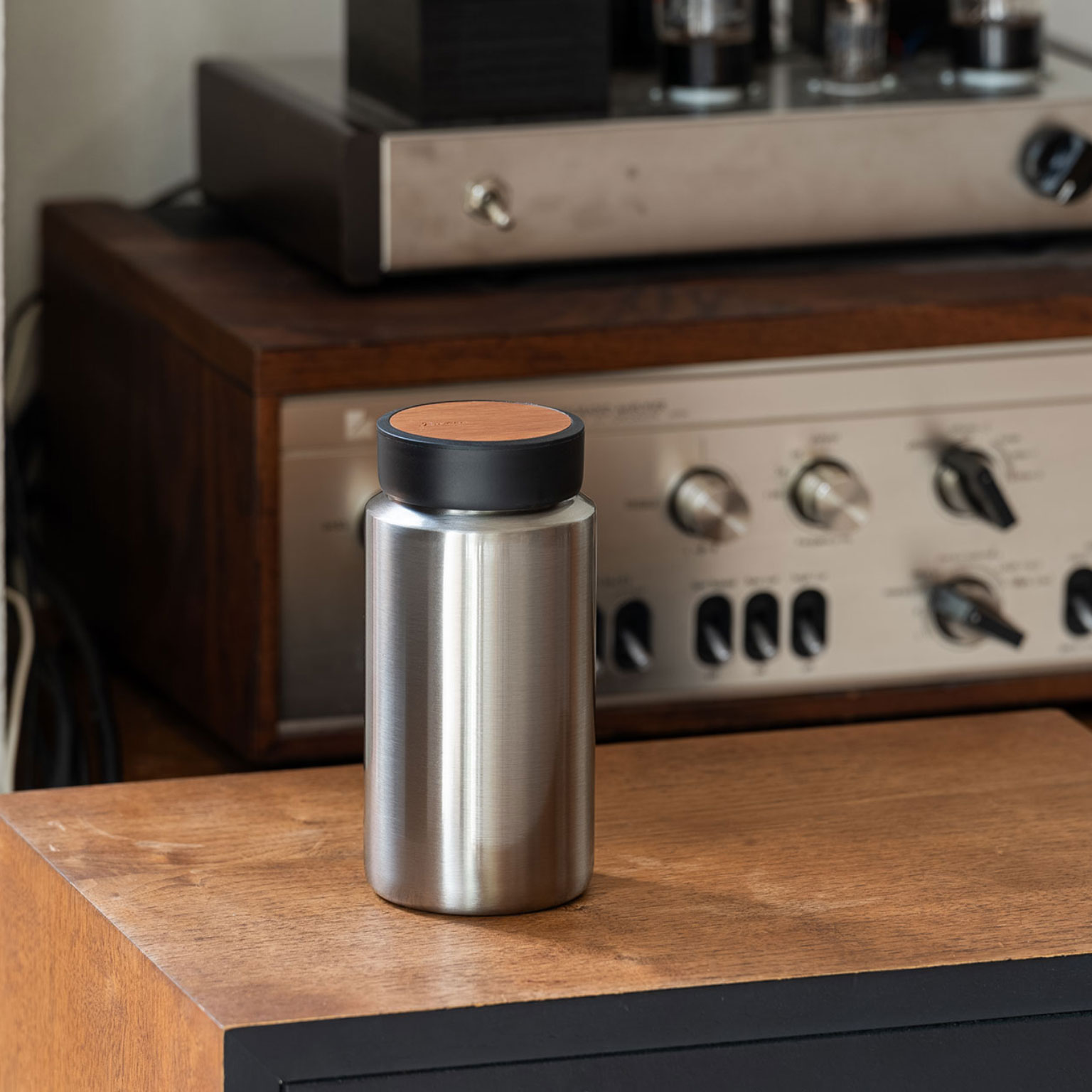 RIVERS（リバーズ）ドリンクボトル MOKU COFFEE 350 シルバー | LIVING