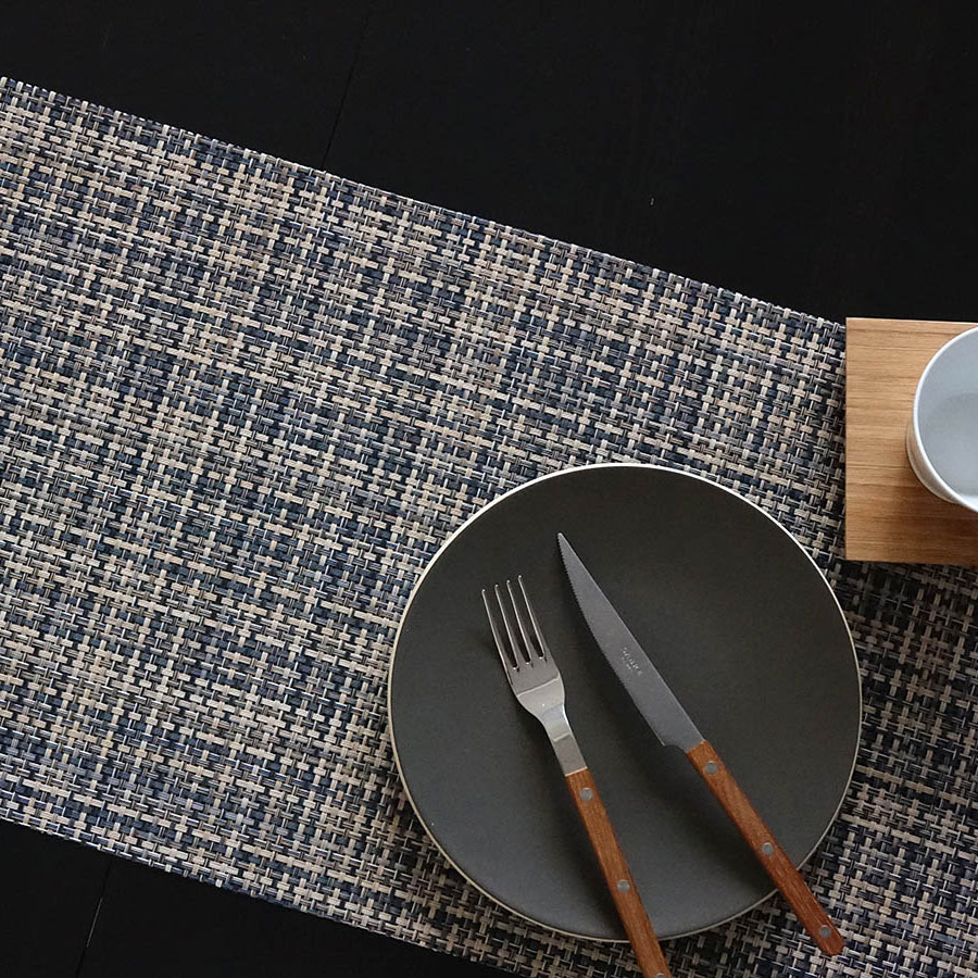 chilewich（チルウィッチ）Basketweave ランナー Coast | LIVING MOTIF