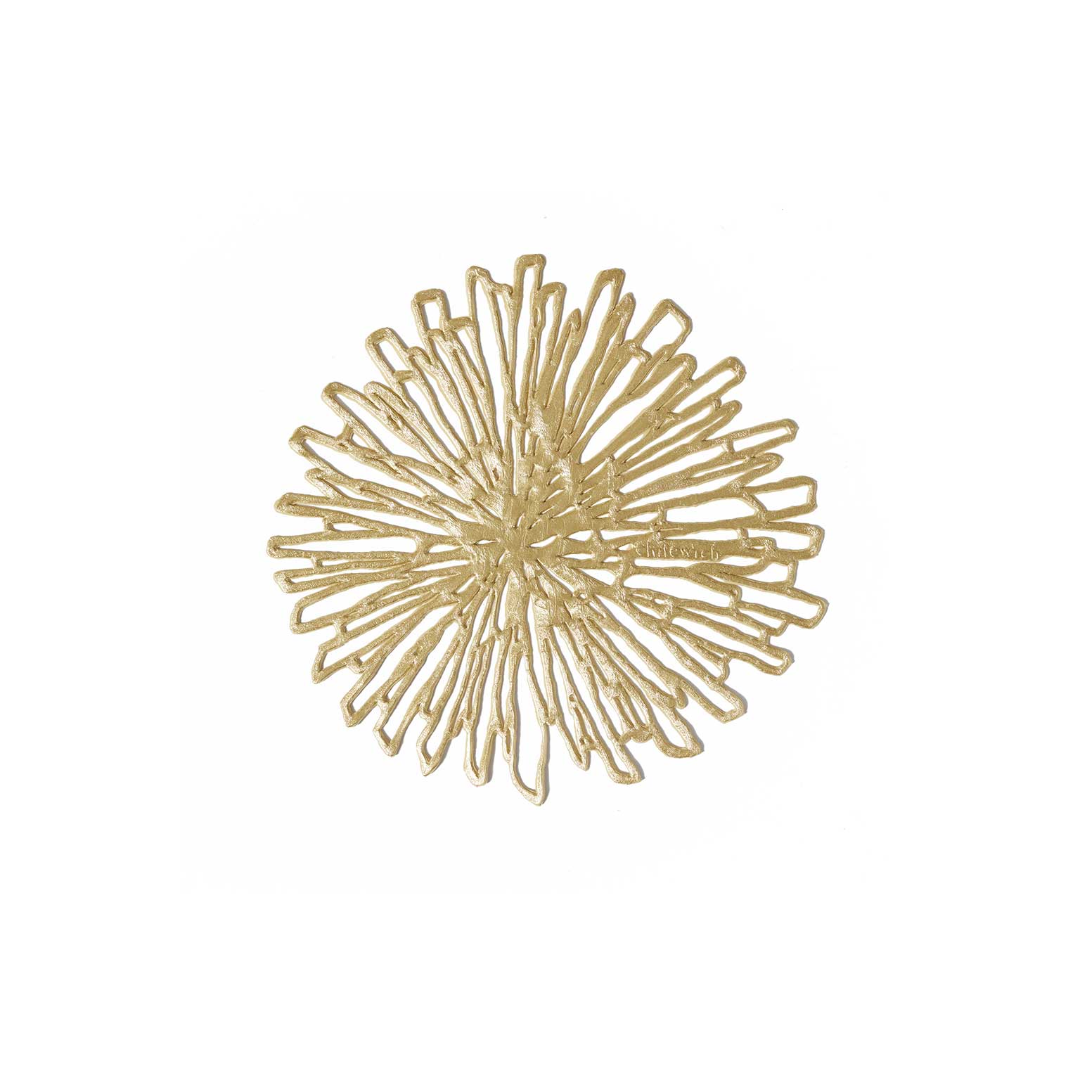 chilewich（チルウィッチ）Bloom コースター GOLD | LIVING MOTIF