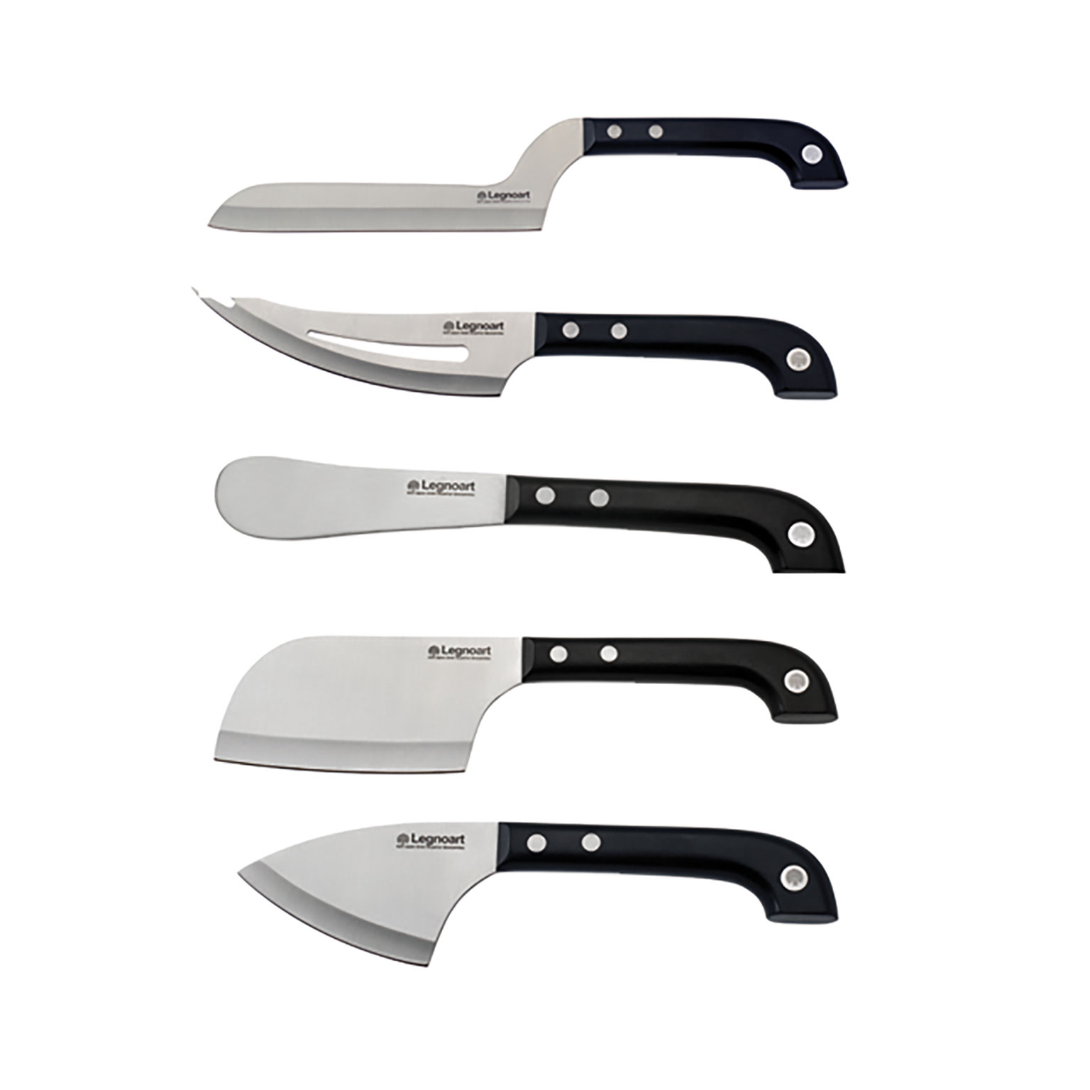 Legnoart（レーニョアート）Polo チーズナイフ5本セット ウッド