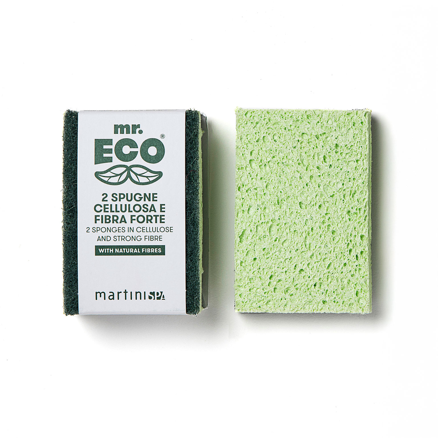 MR.ECO（ミスターエコ）セルロース&ファイバーキッチンスポンジ ハード