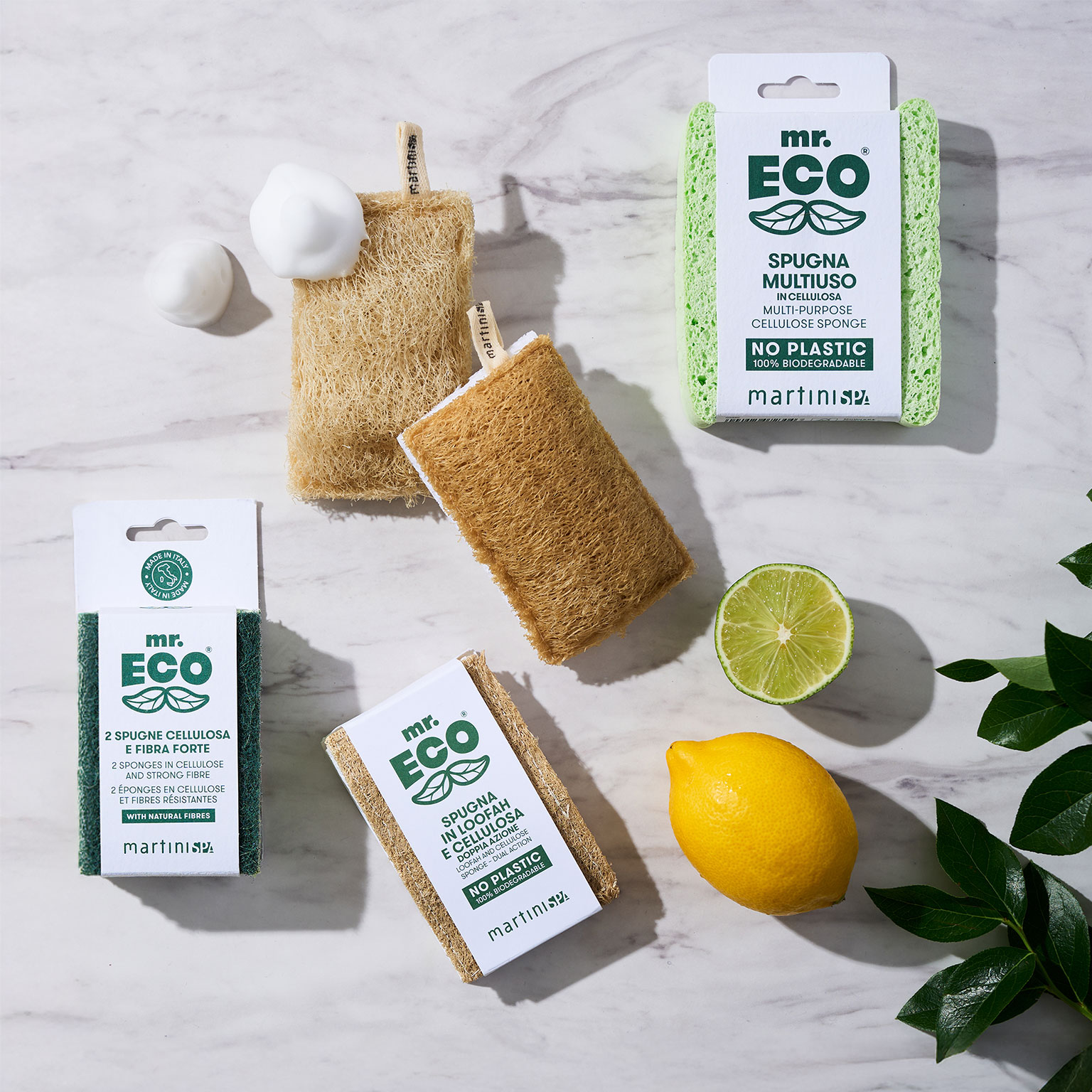 MR.ECO（ミスターエコ）セルロース&ファイバーキッチンスポンジ ハード