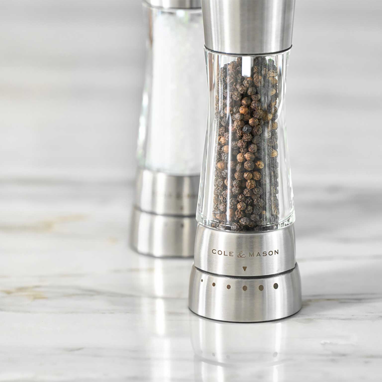 北欧 ヴィンテージ ウッド ソルト&ペッパーミル COLE & MASON（コール&メイソン）ダーウェント ソルト＆ペッパーミル