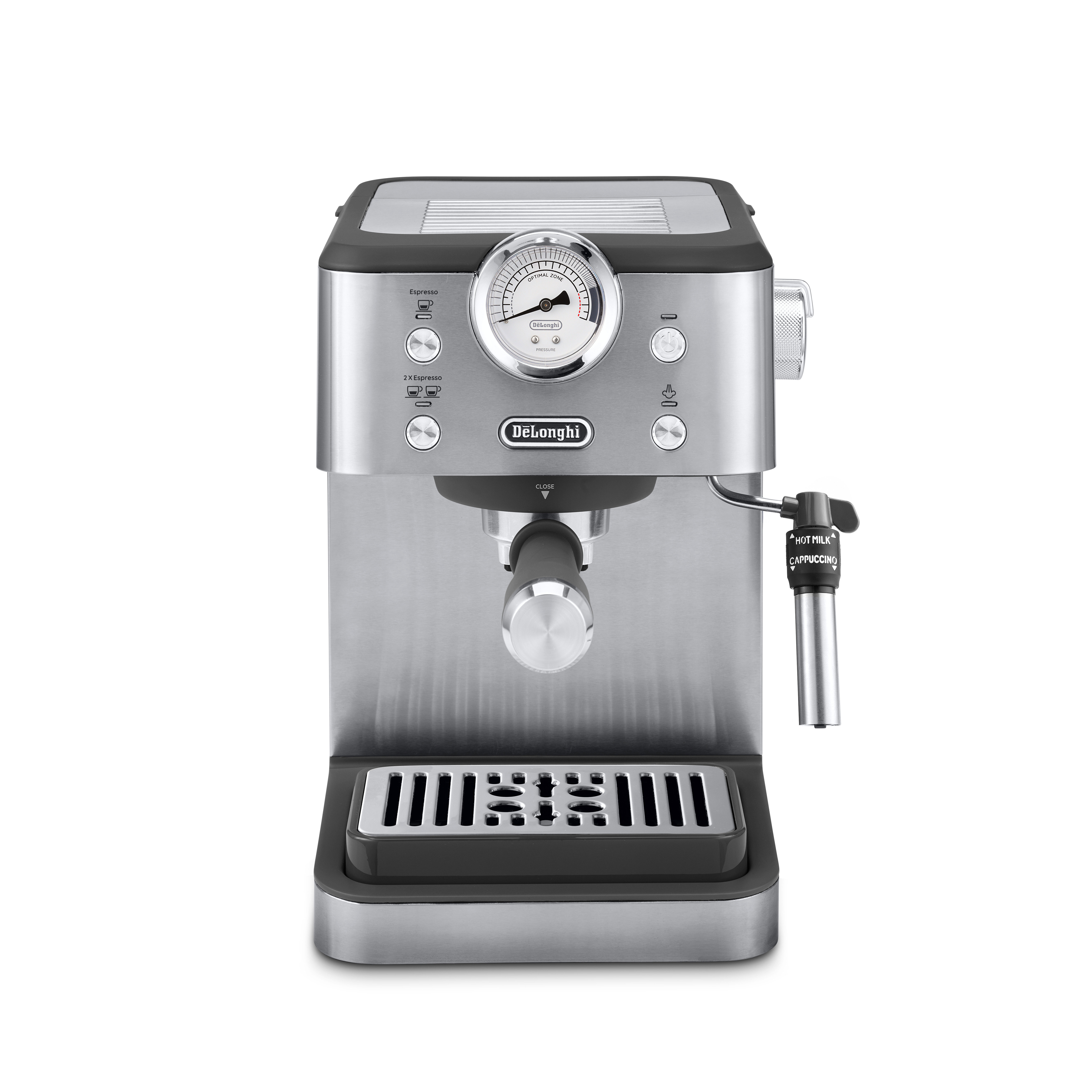 DÉLonghi エスプレッソマシン シルバー DeLonghi（デロンギ）クラシック エスプレッソ・カプチーノメーカー