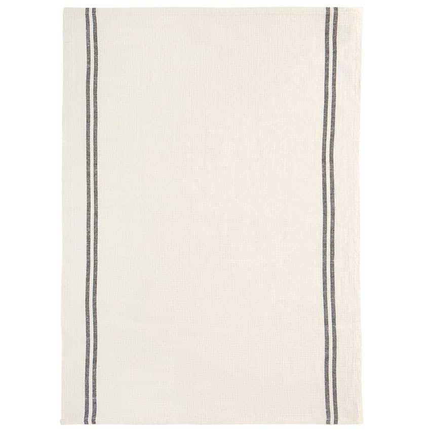 Charvet Editions（シャルベ エディション）ティータオル blanc noir