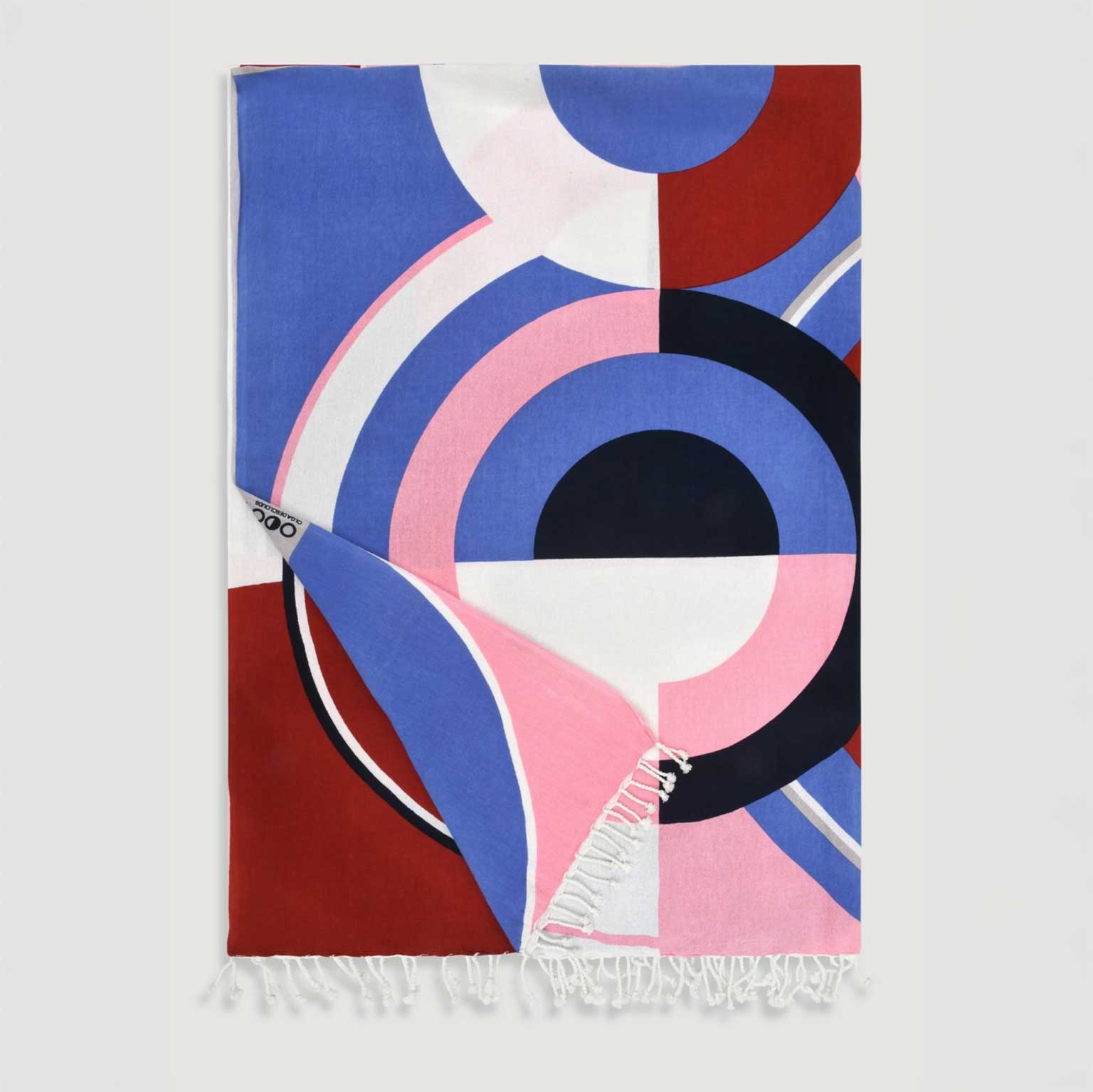 mapoesie（マポエジー）Reve Ta Poesie ビーチタオル 140×200 Red Blue