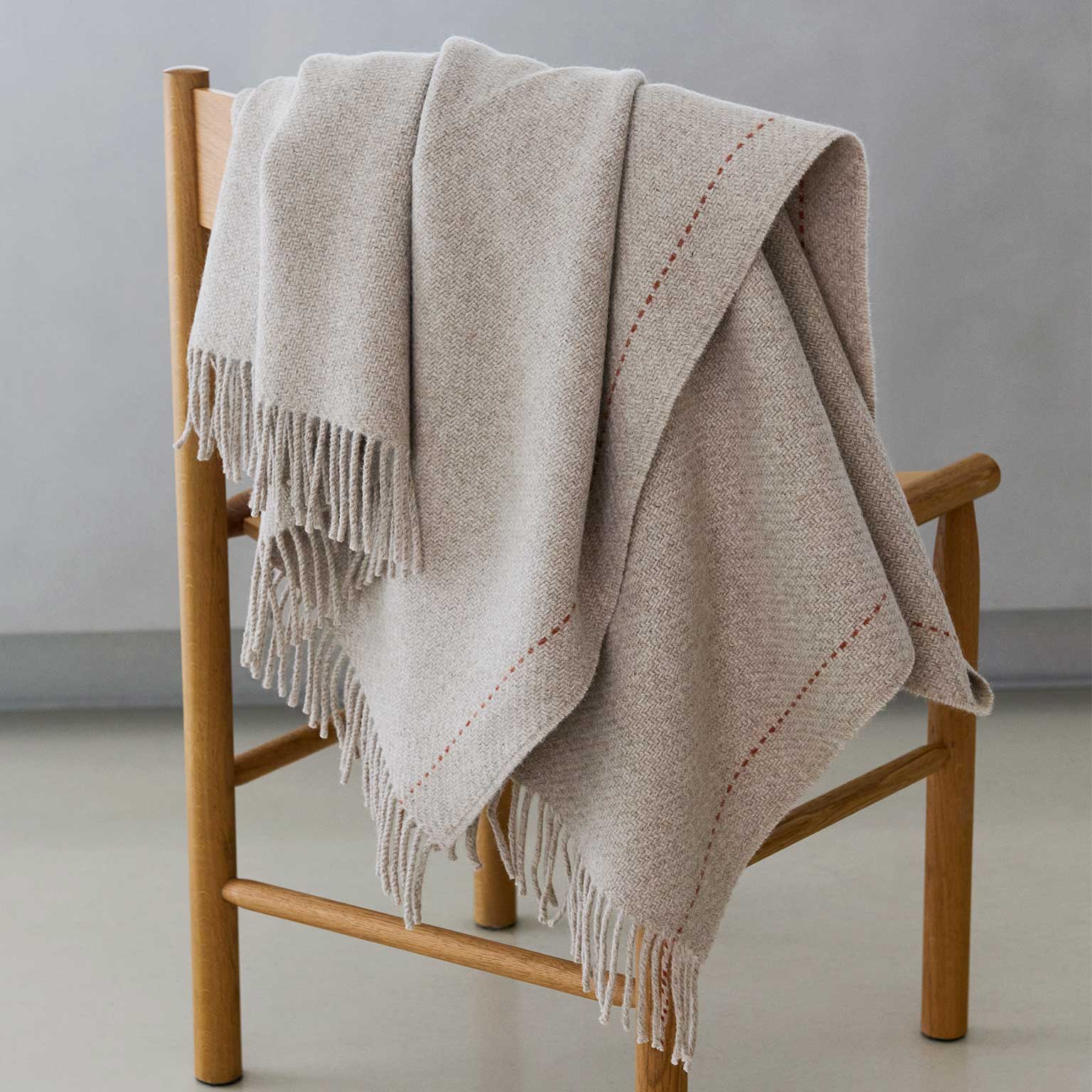 elvang（エルヴァン）ECRU Highland ブランケット | LIVING