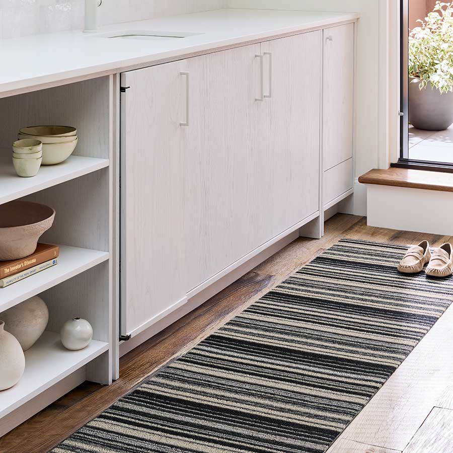 chilewich（チルウィッチ）Echo STRIPES Shag ランナーマット 36×183