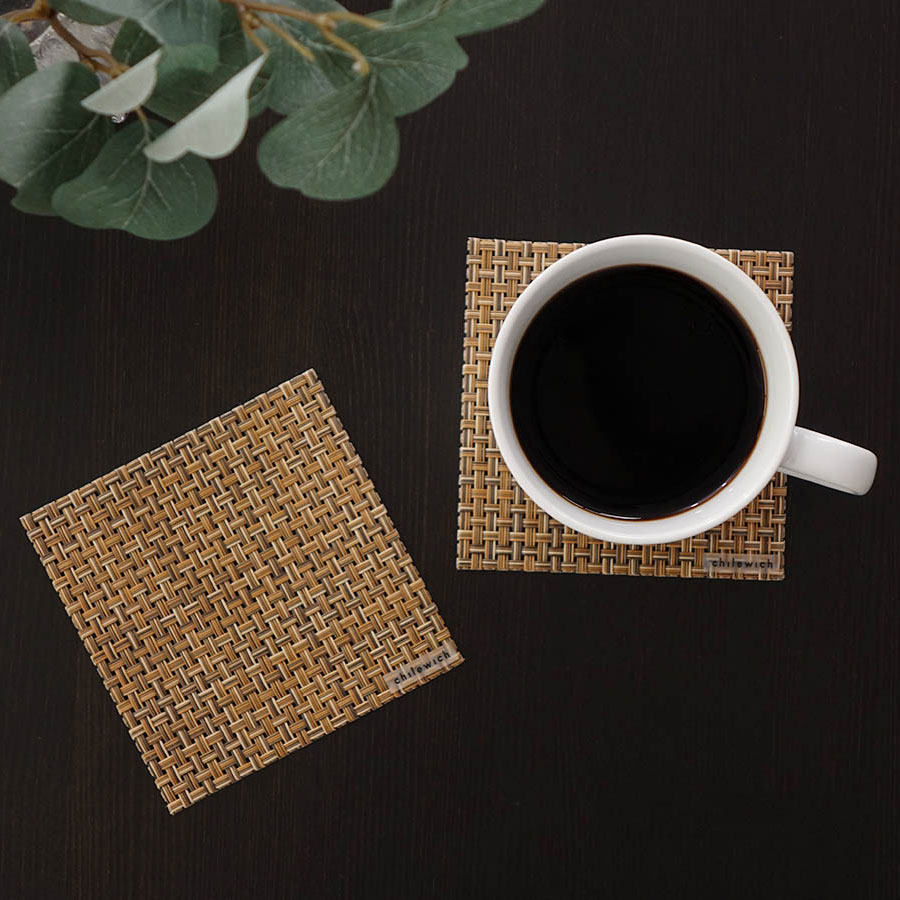 chilewich（チルウィッチ）Basketweave コースター | LIVING MOTIF