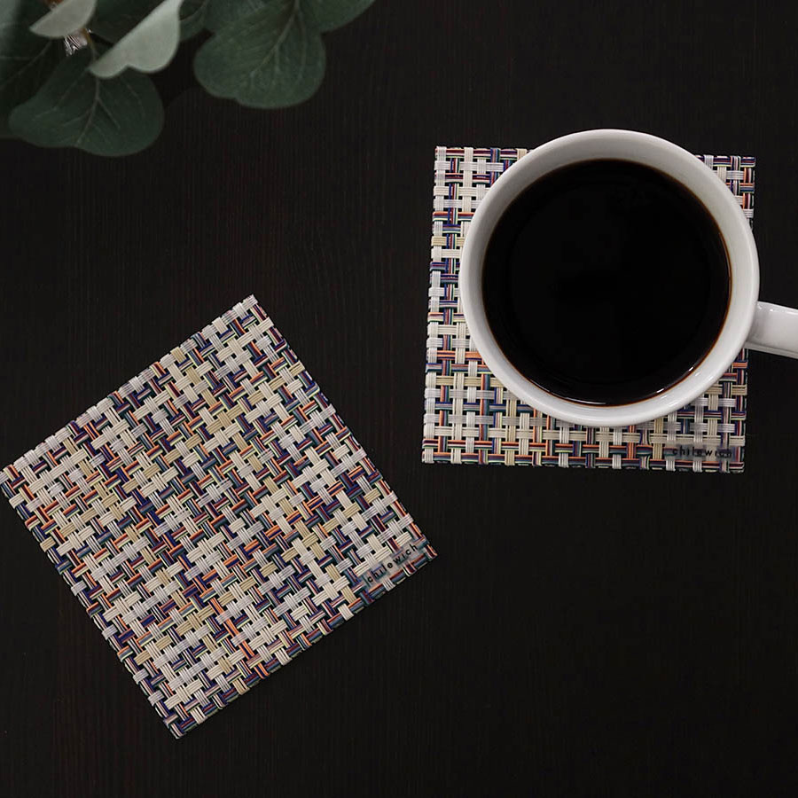 chilewich（チルウィッチ）Basketweave コースター | LIVING MOTIF